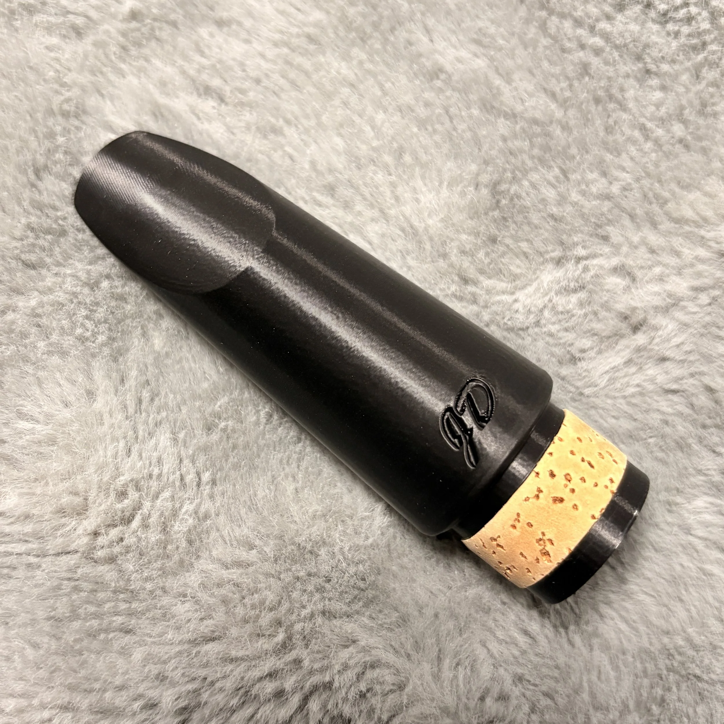 Small bore basset horn mouthpiece