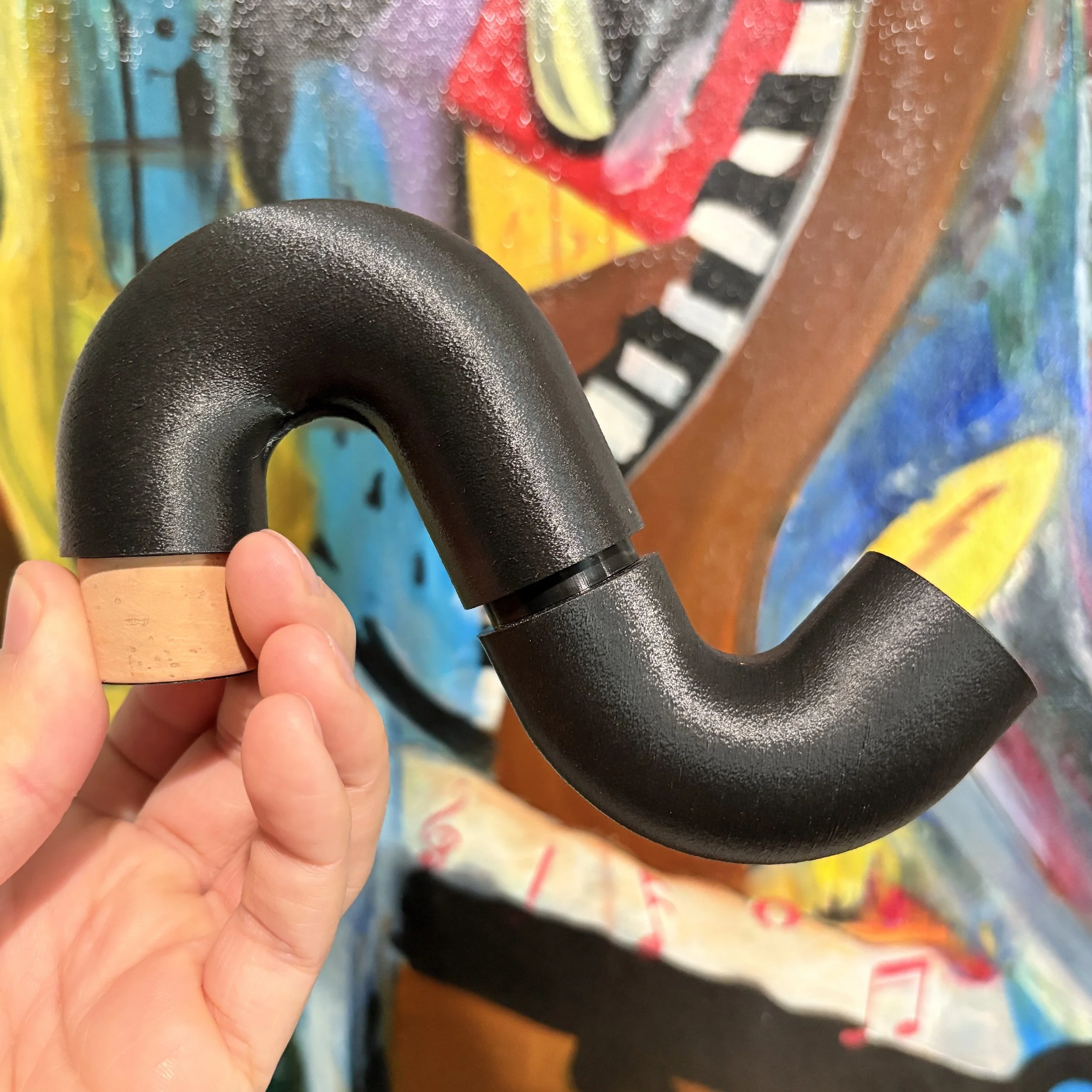 Two-piece adjustable bass clarinet neck (Noblet fit)