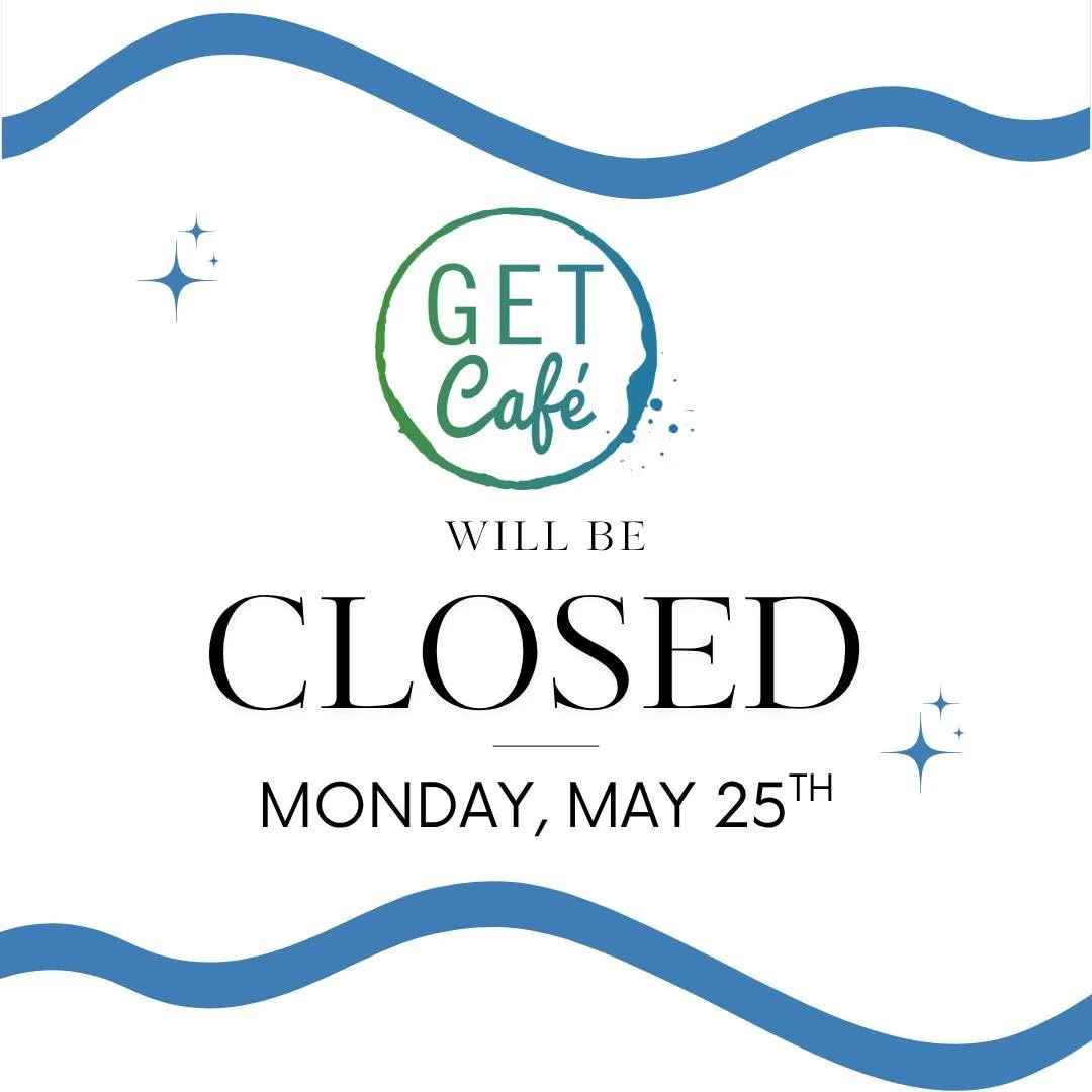 ☕️ Closed today for Memorial Day ☕️
GET Caf&eacute; is closed today to honor those who served and sacrificed. 🇺🇸
Back tomorrow with your favorites!
Have a meaningful holiday. ❤️