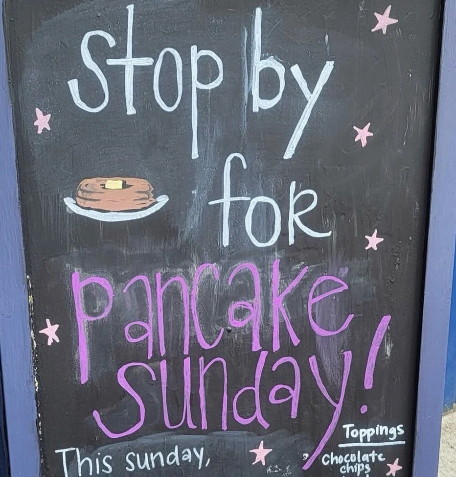 TOMORROW!!! Stop in to GET cafe between 9am-1pm for our GET Pancakes event (Sunday, 5/31) Scroll to get a sneak peak at our specialty pancakes for tomorrow&rsquo;s event: Mocha Matcha, Maple Bacon, and Chocolate Raspberry. We can&rsquo;t wait to see 