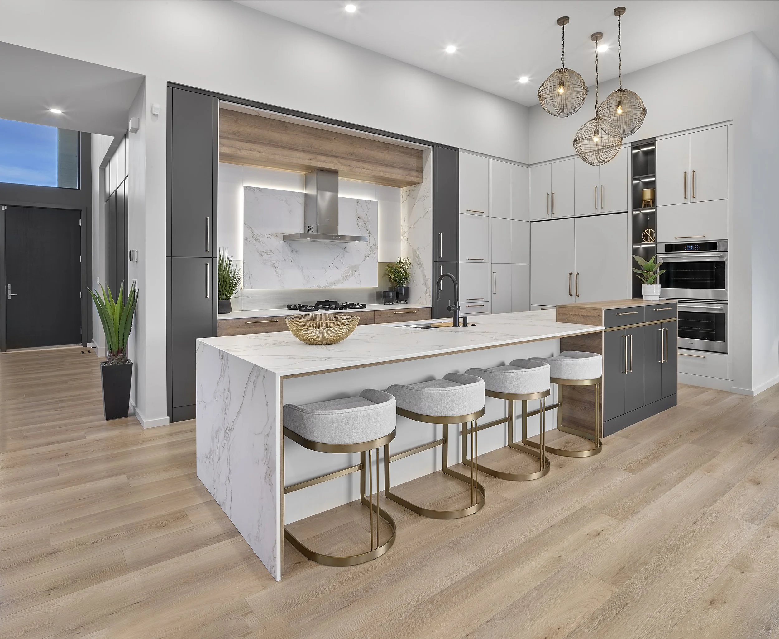 Kitchen featured in the custom vs semi-custom cabinets guide