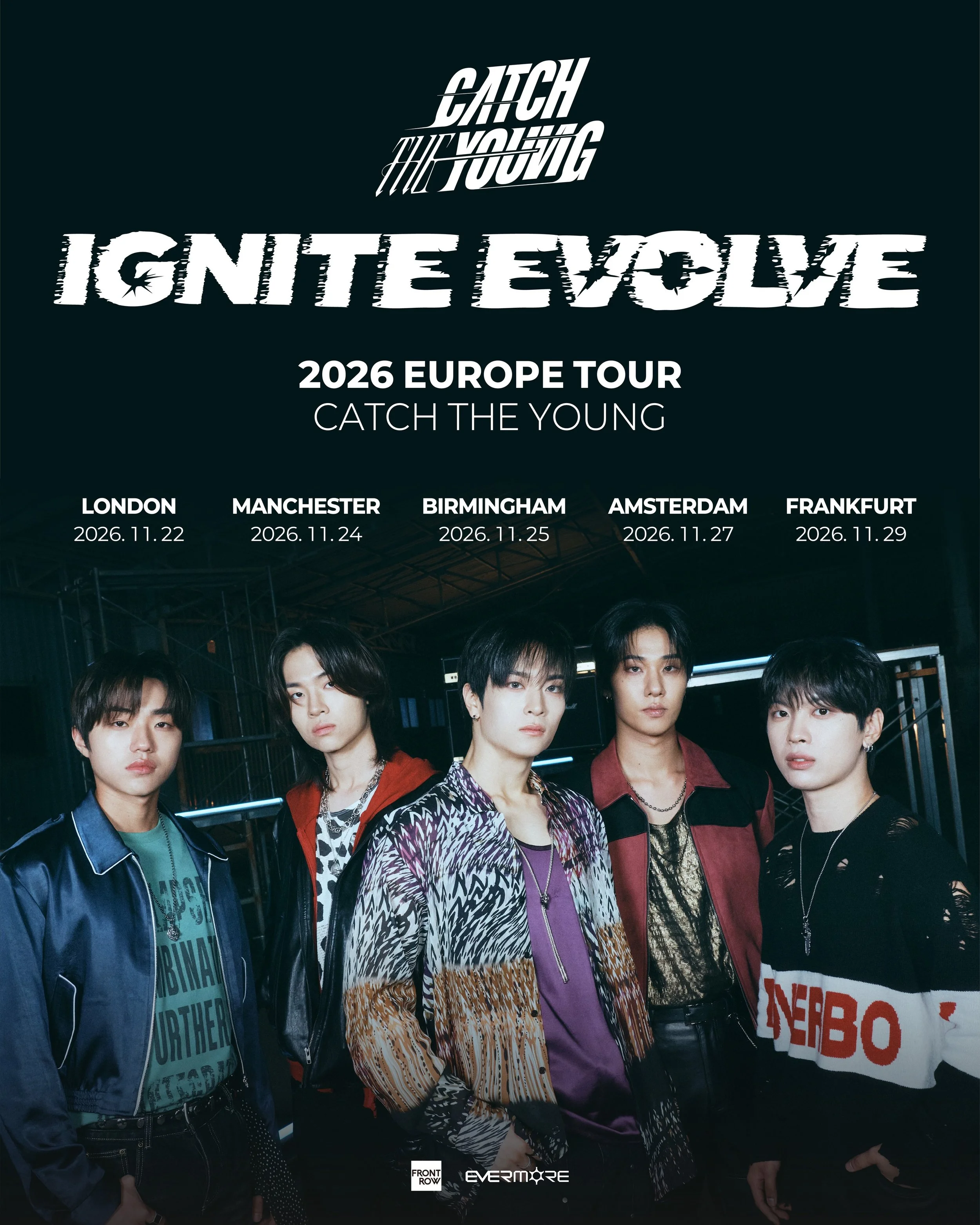 CATCH THE YOUNG announce London, Manchester and Birmingham concerts for IGNITE EVOLVE tour