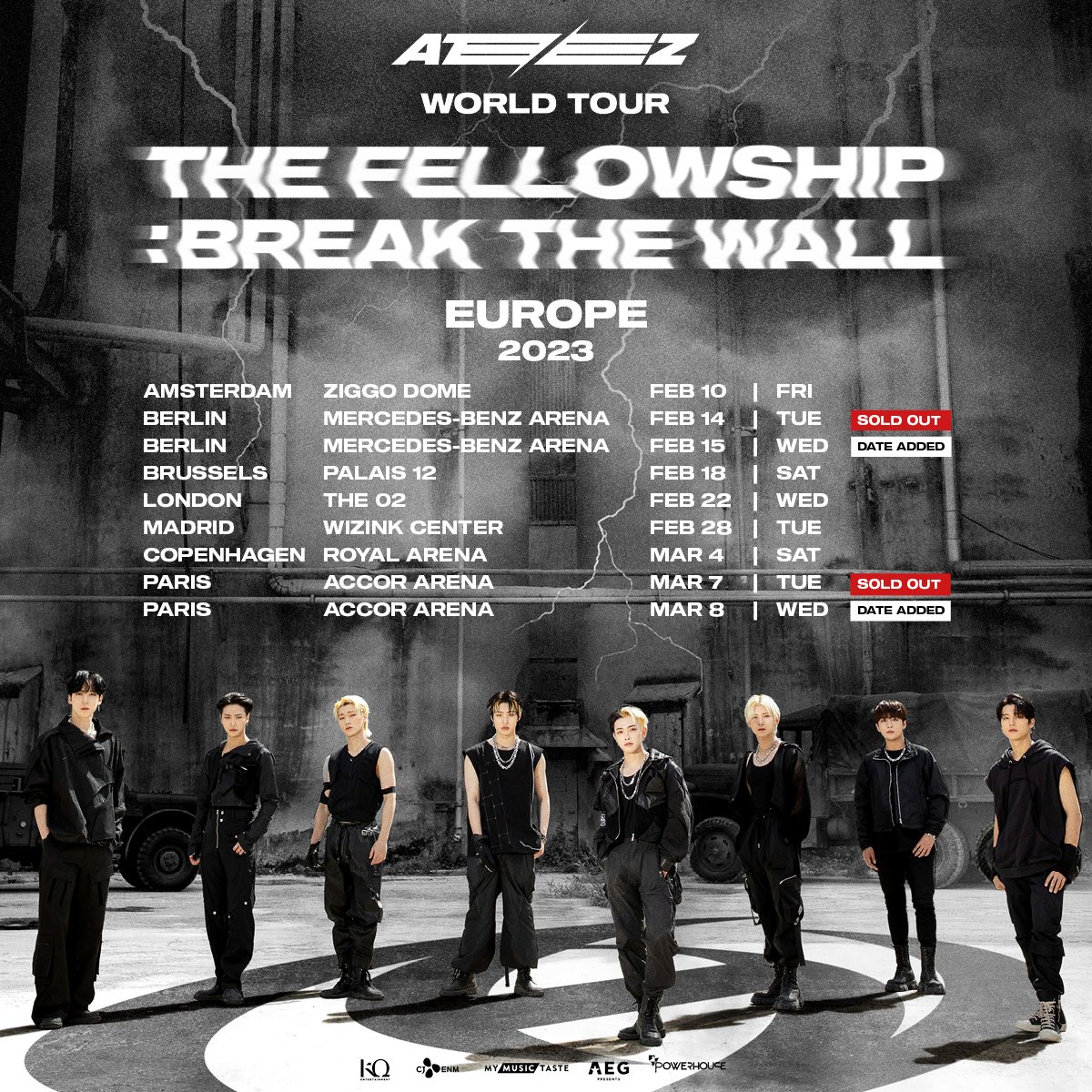 ATEEZ Spend Valentine’s Day with ATINY for Two Nights Mercedes Benz