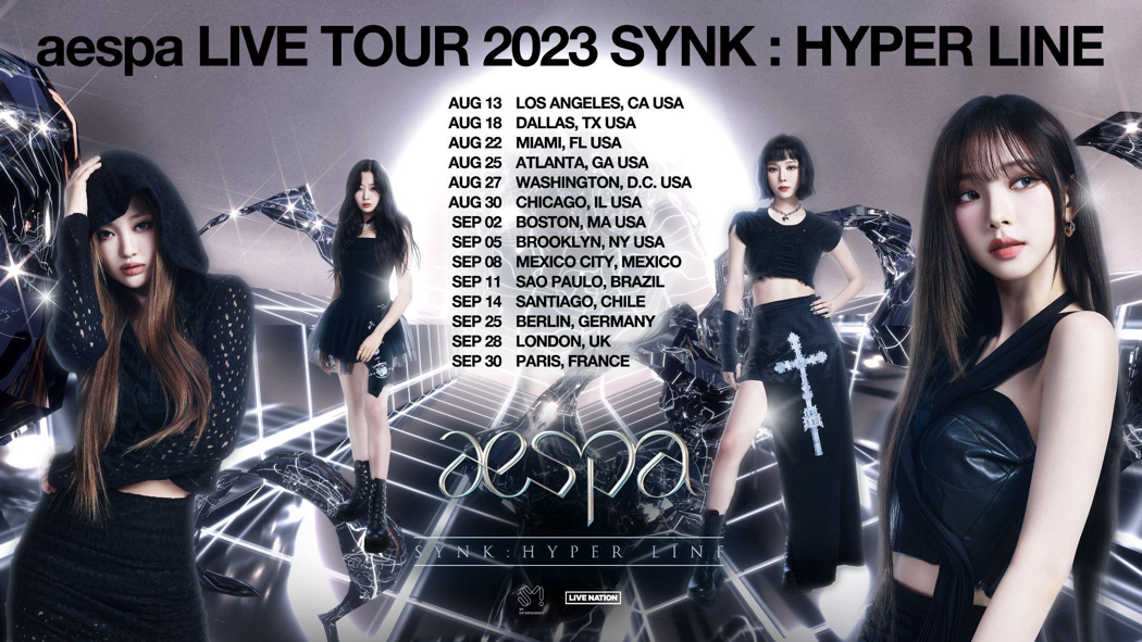 aespa announce London concert at the O2 — Hallyu Doing