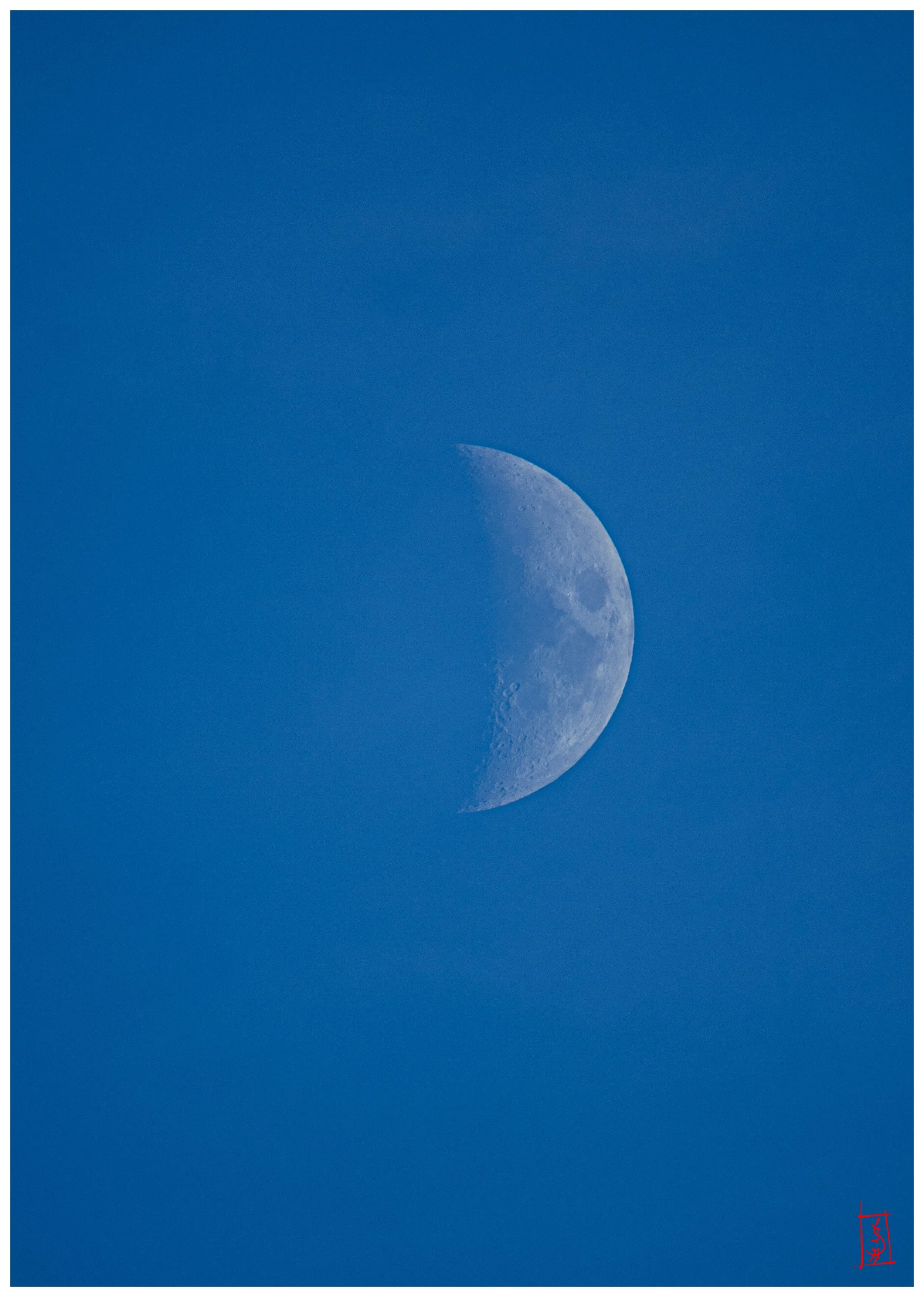 Morning moon