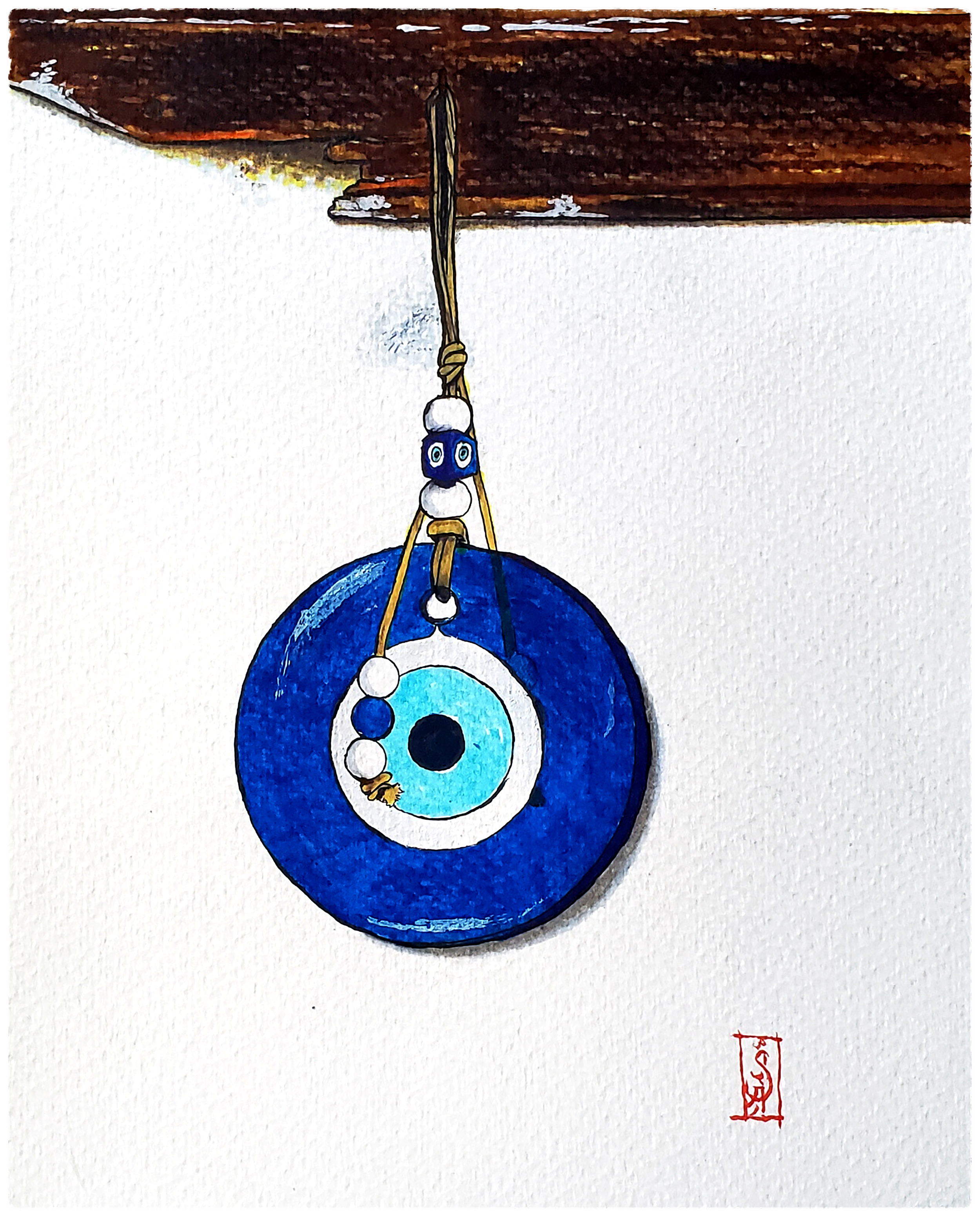 Evil eye wall