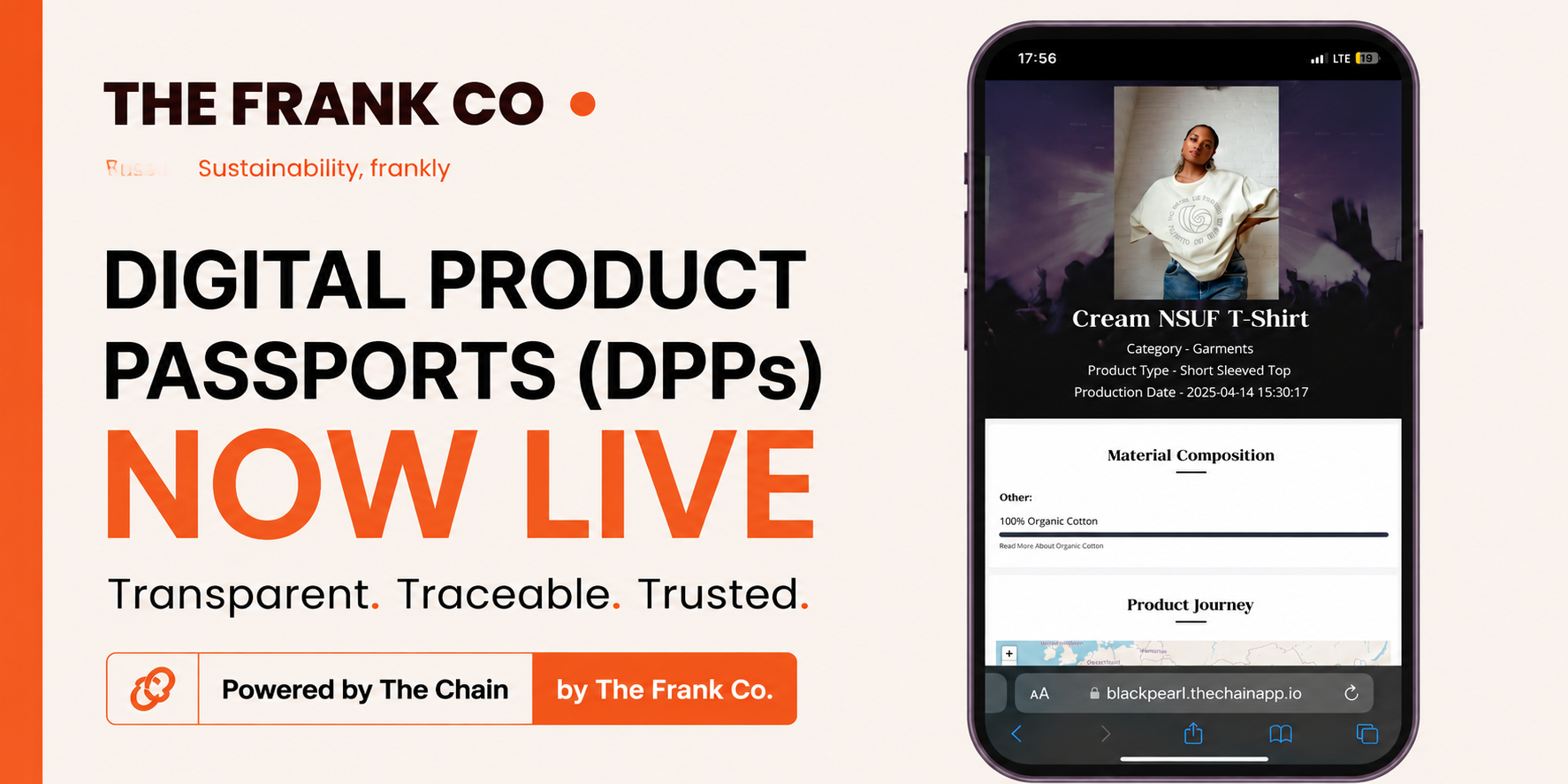 Frank Impact Company Powers BLACK PEARL’s ‘No Single Use Fashion’ Campaign with Digital Product Passports