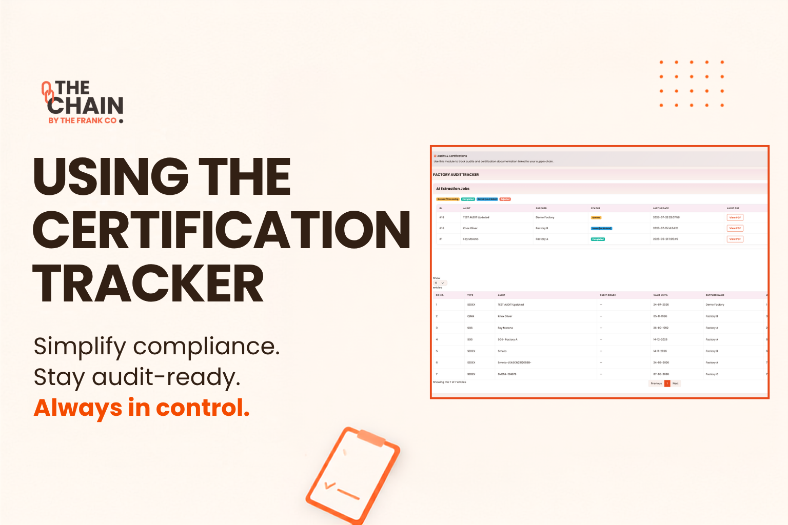 Using the Certification Tracker Module to Streamline Compliance.