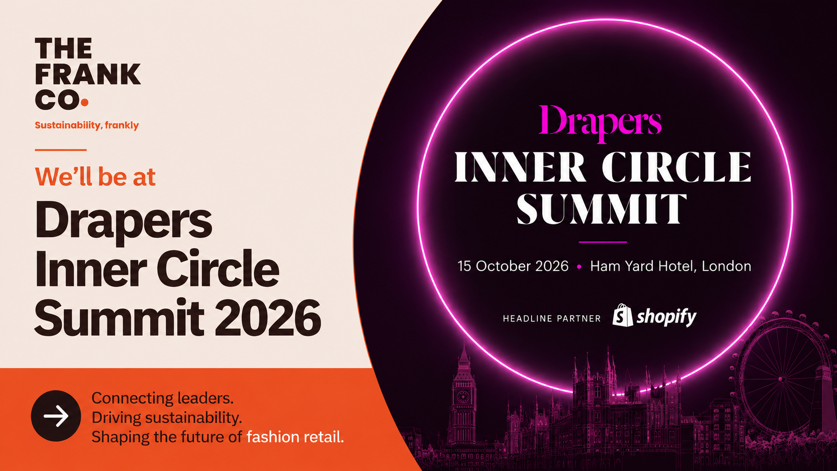 The Frank Co. Joins Drapers Inner Circle Summit 2026 as Sustainability Partner