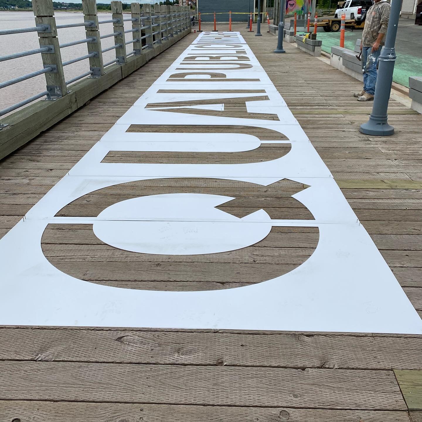 Riverfront boardwalk fun. #moncton #onceuponawharf