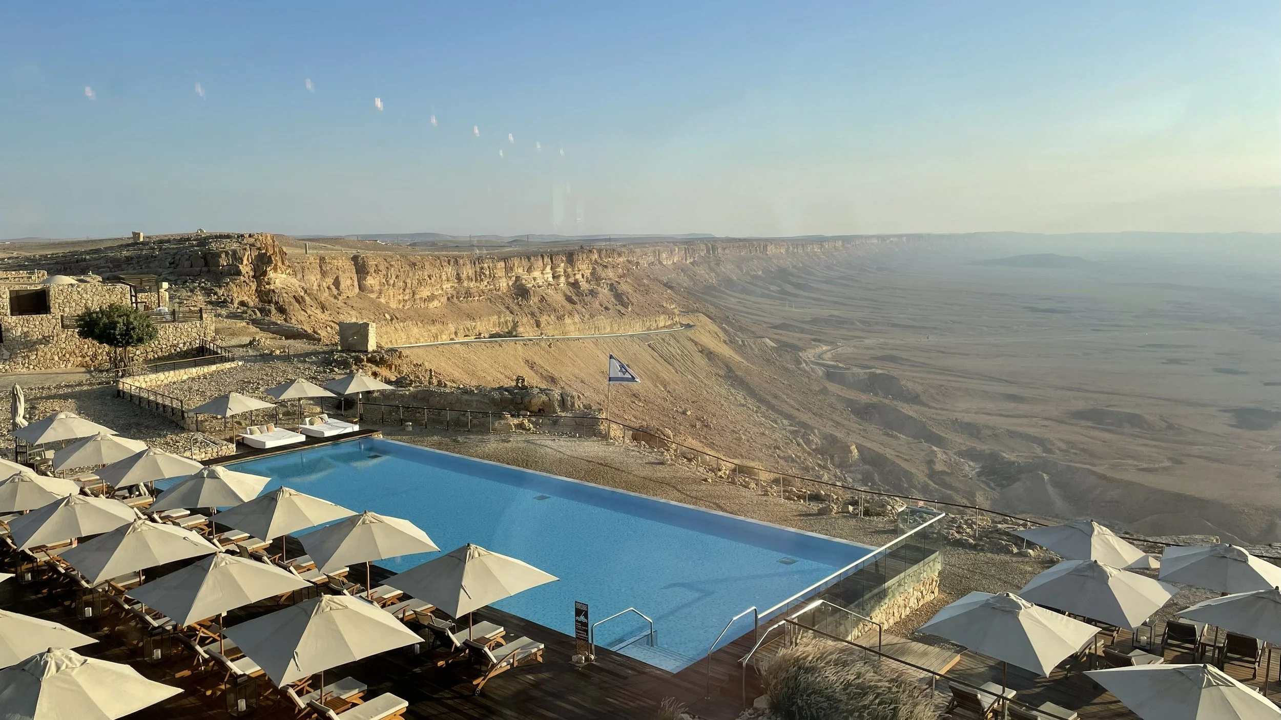 Ramon Crater viewed from Be'reshit Hotel