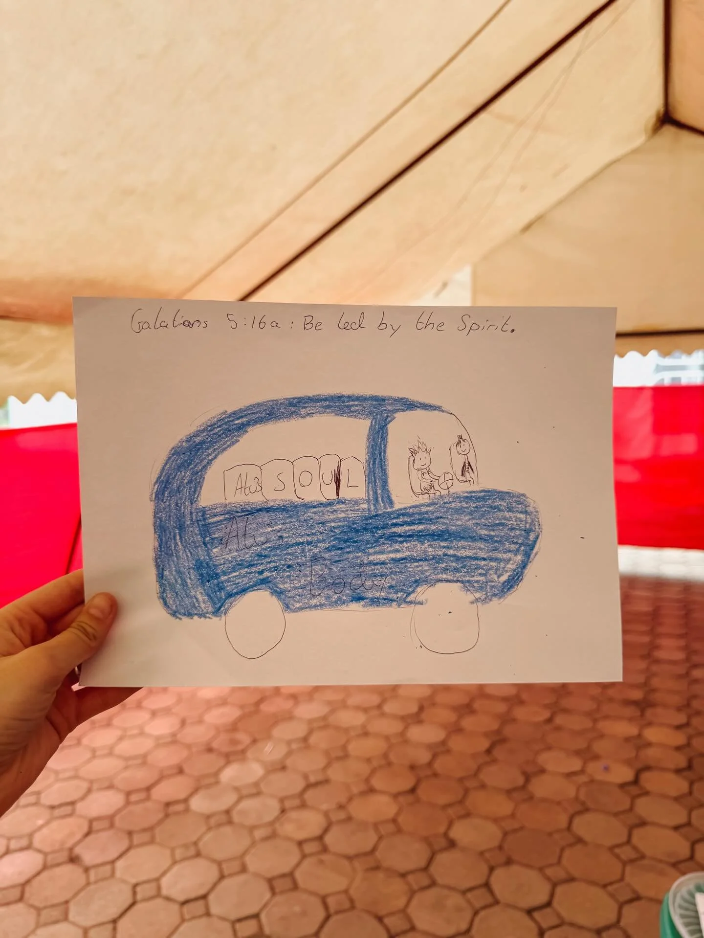 It&rsquo;s amazing how a child&rsquo;s drawing can speak a kingdom truth. We all have a &ldquo;car,&rdquo; a life moving somewhere, but the question is always the same: Who&rsquo;s driving? The flesh that reacts, the soul that feels, or the Spirit th