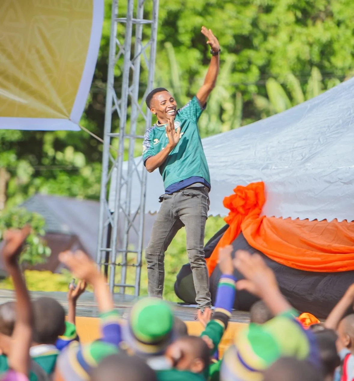 Simba or Yanga?! ⚽🔥 

This soccer rivalry was HUGE for the children of Tanzania. 
Every festival night we had our players tell us about what we were going to learn that evening. 

No matter what team you cheer for, Jesus invites us all onto His team