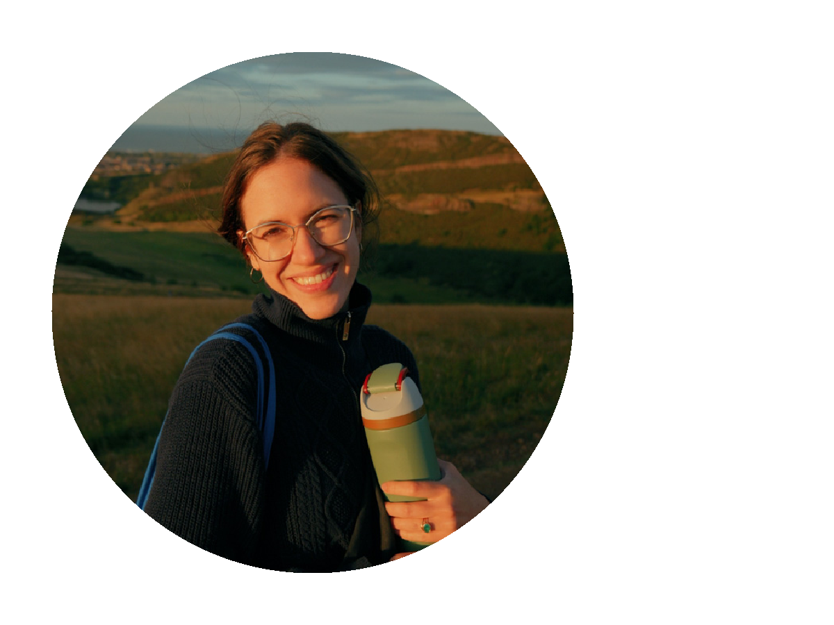 Alexandra Argitis standing in front of hills