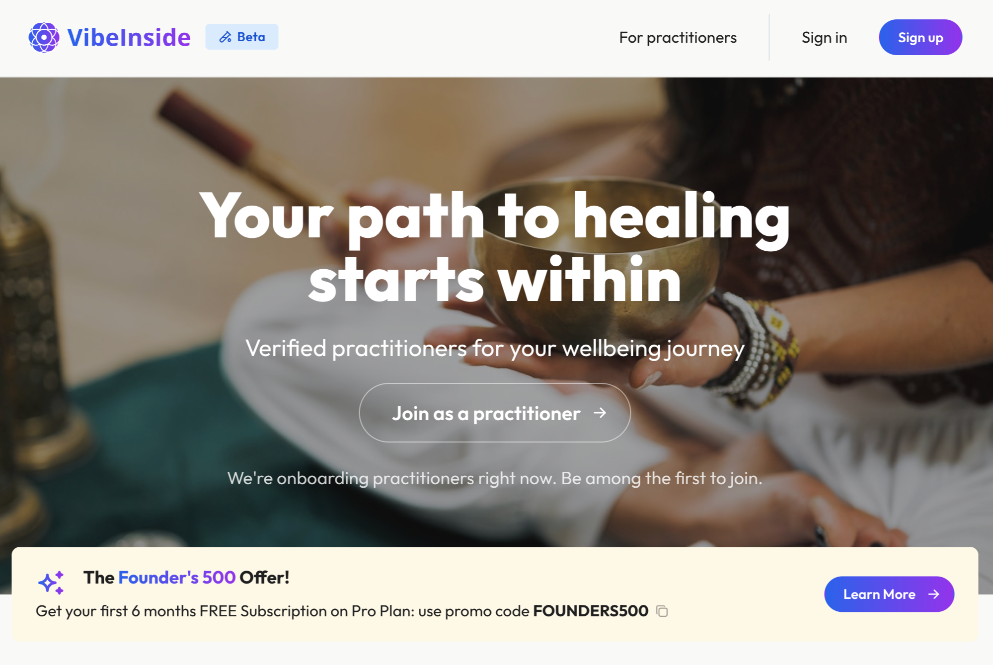 Beta Homepage