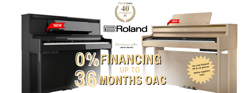 Celebrate 40 Years with Piano Centre & Roland Canada