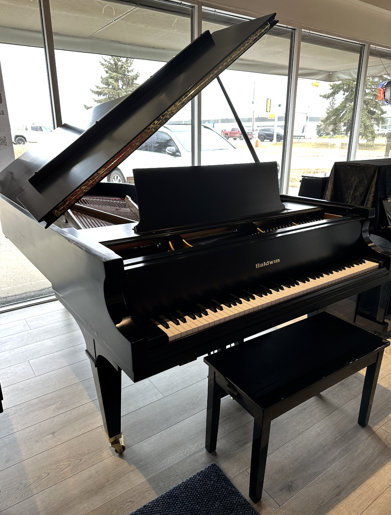 Baldwin SF-10 Semi-concert professional grand piano | Satin Ebony finish