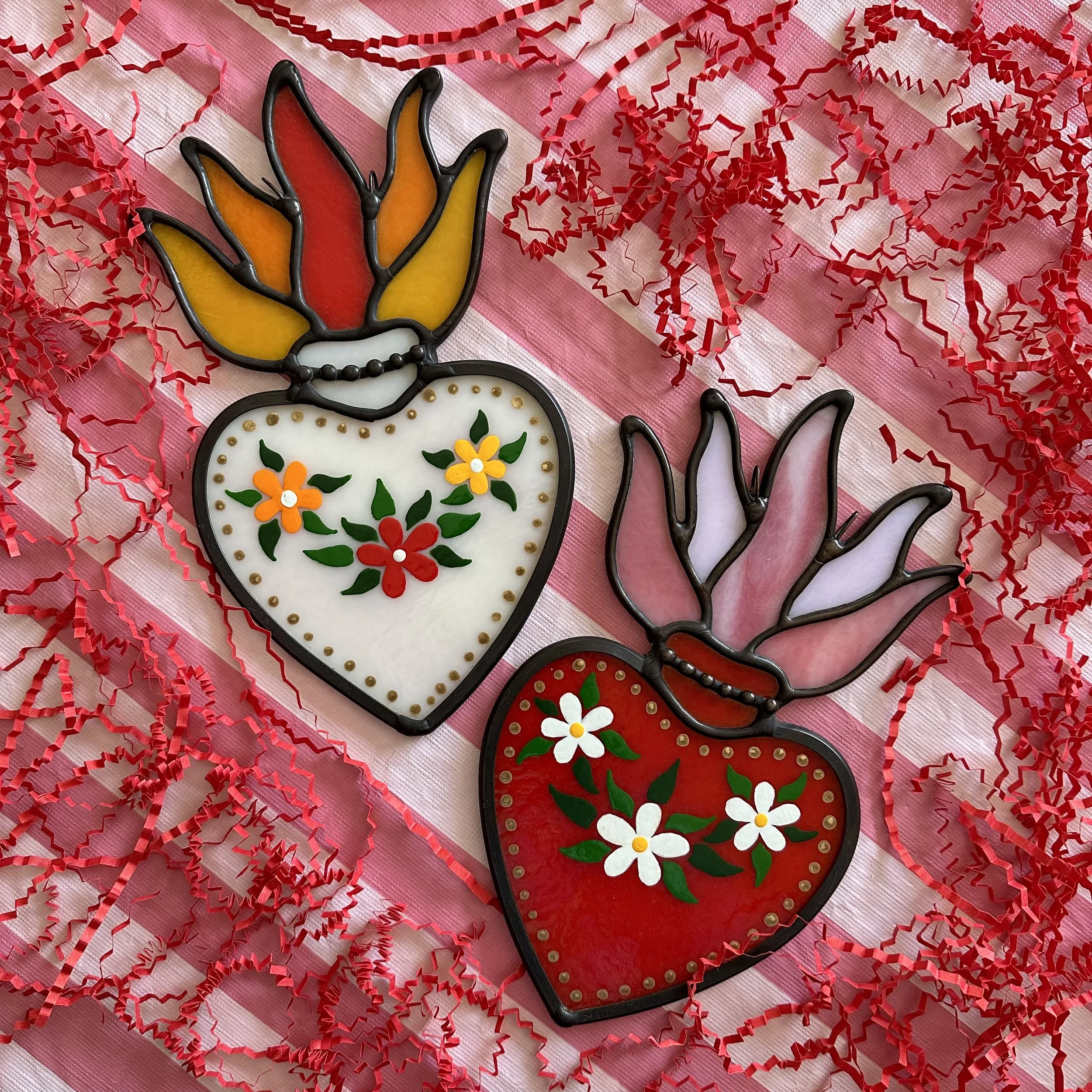 Painted Sacred Heart