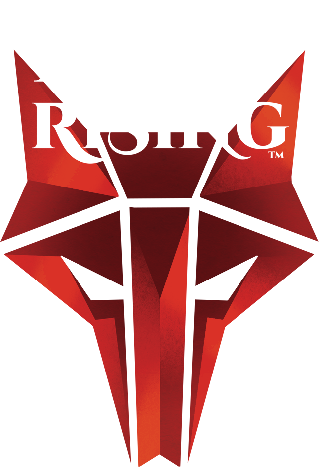 Red and black abstract background with the word "Running" in stylized white font.