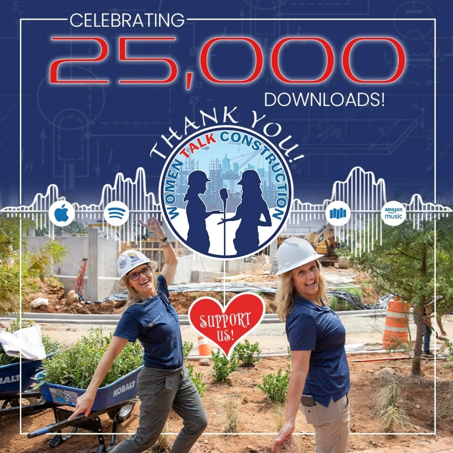 ❤️&nbsp;25,000 downloads&mdash;and counting!&nbsp;🚀
.
Christi Powell and Angela Gardner ~ are doing a happy dance 💃🏻💃 because 25K of you have tuned in to hear stories that matter, voices that inspire, and real conversations from women and men. 
.