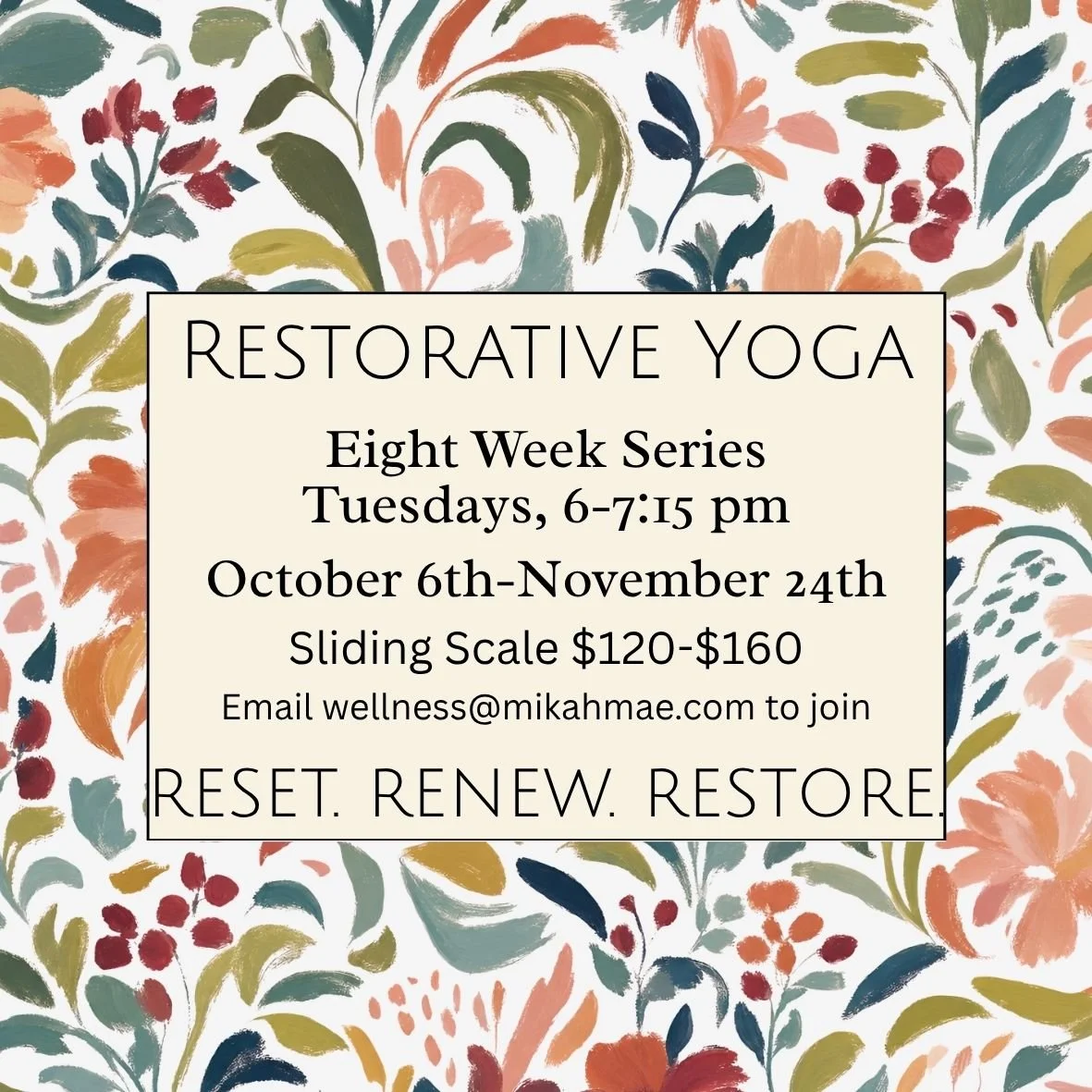 Restorative Yoga