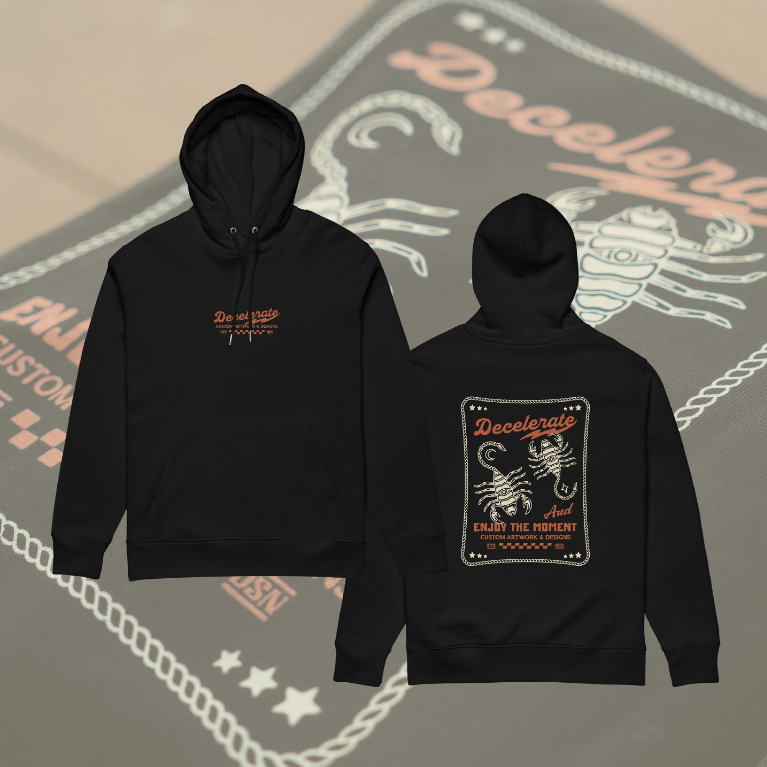 Decelerate Hoodie Black