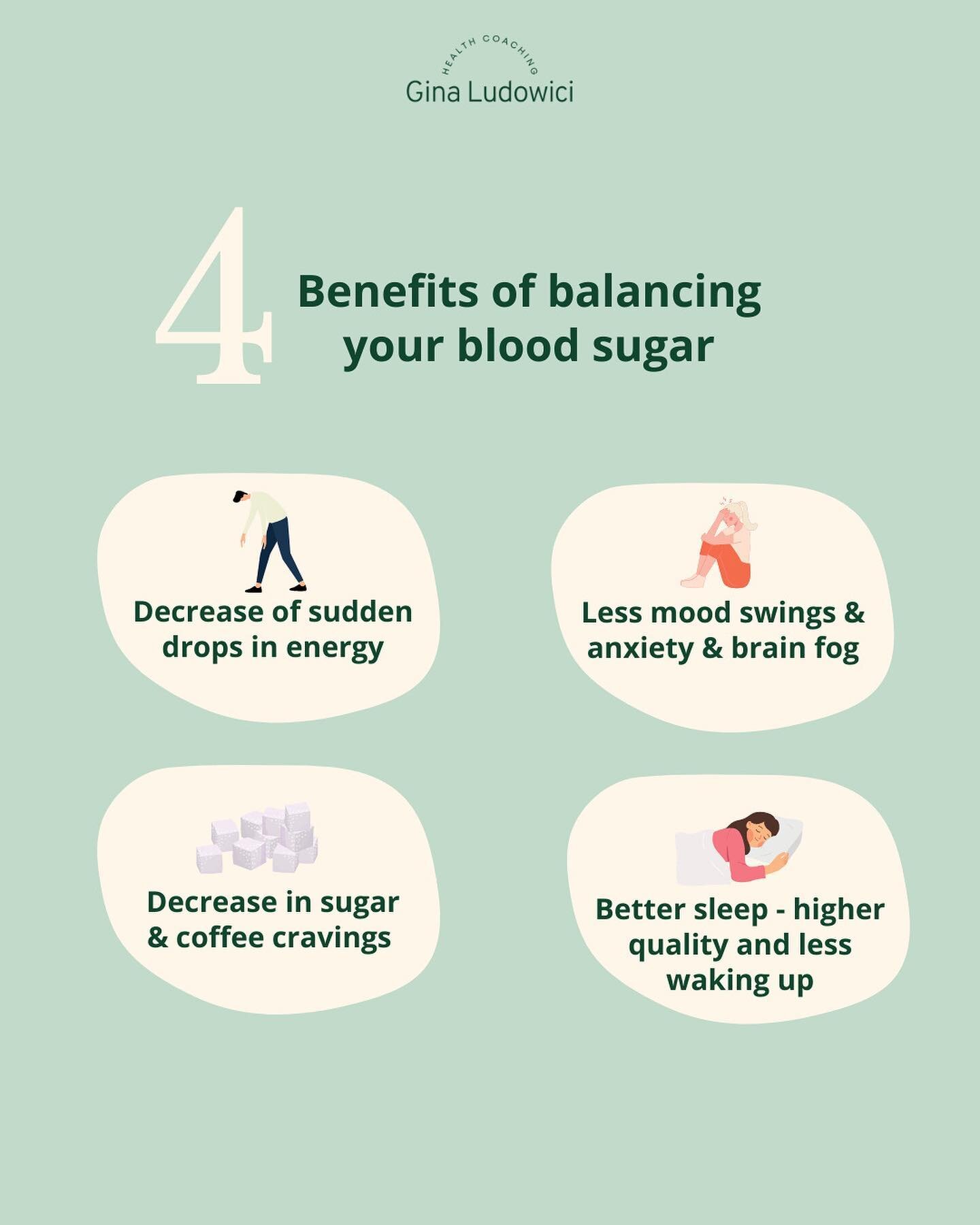 We all know the term and feeling of &quot;hangry&quot; which is directly linked to our blood sugar.🤯 But balancing your blood sugar will not only make the people around you happy it will also be a benefit when we talk about stable energy levels.🙋&z