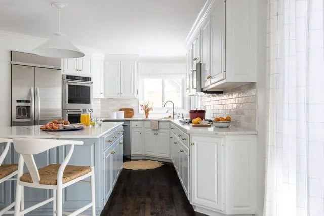 Light and Airy Blue and White Kitchen.jpeg
