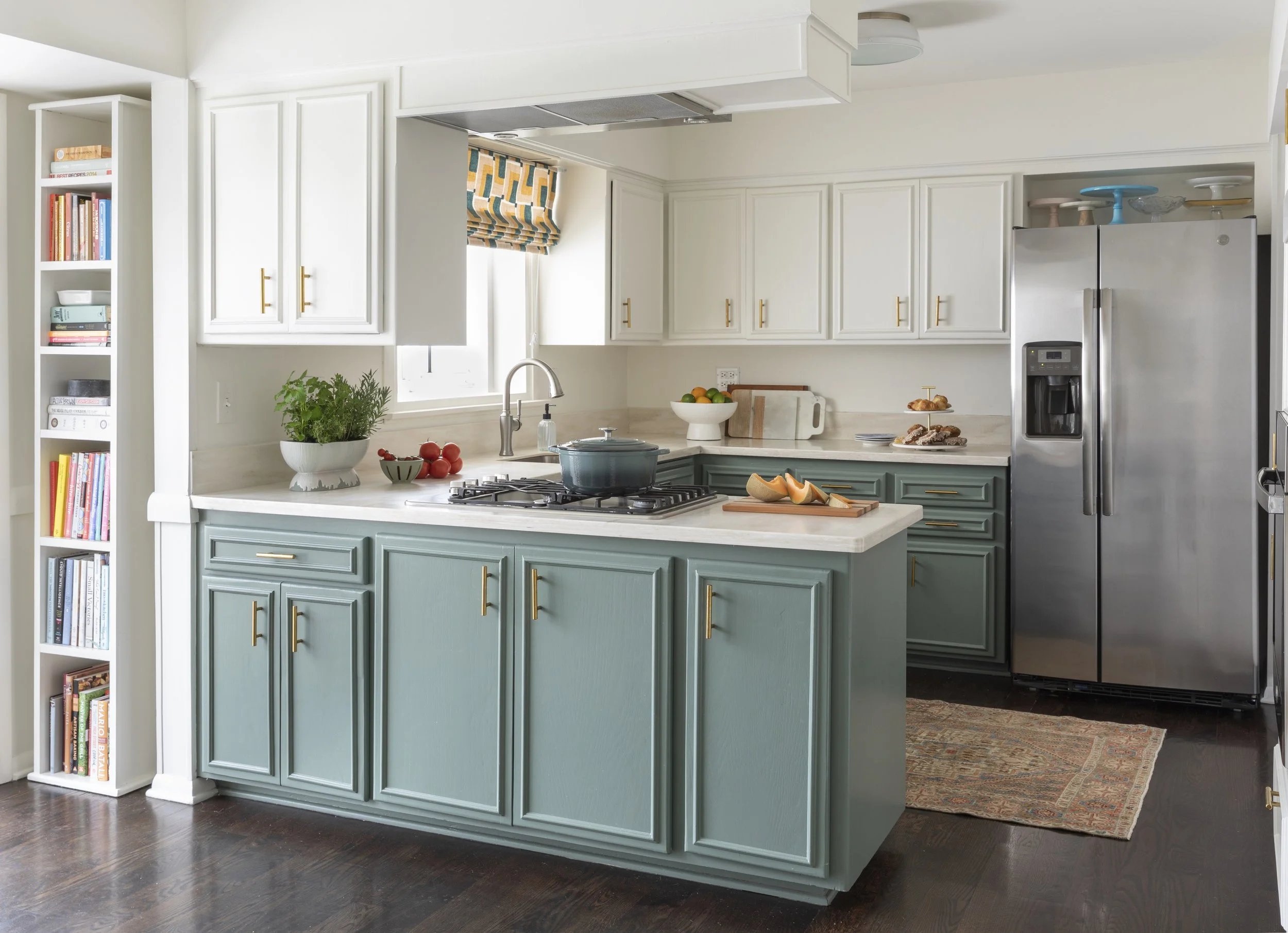 Small and Bright Kitchen with Green Cabinets.jpg