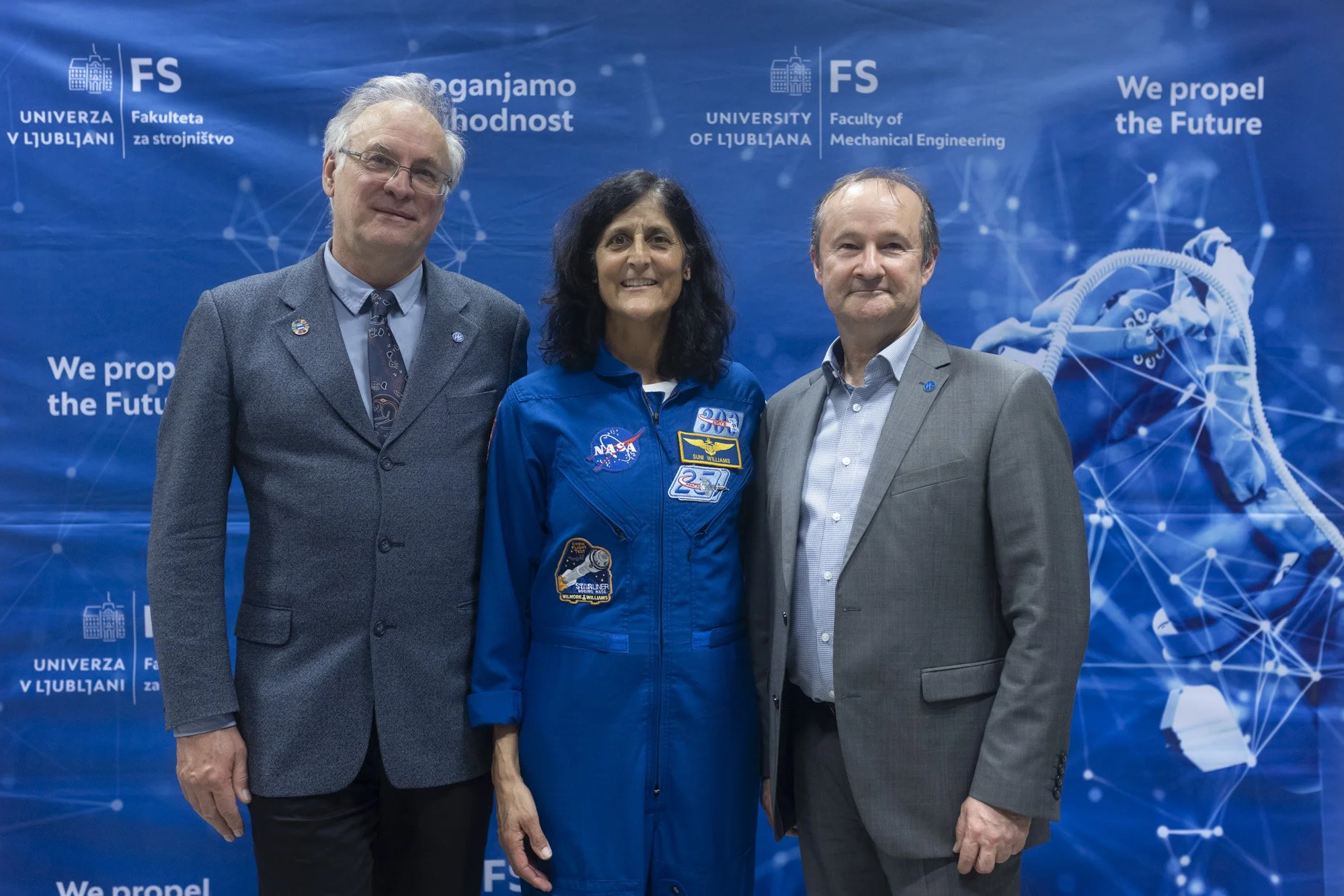 Častna članica IAS Sunita Williams v Sloveniji