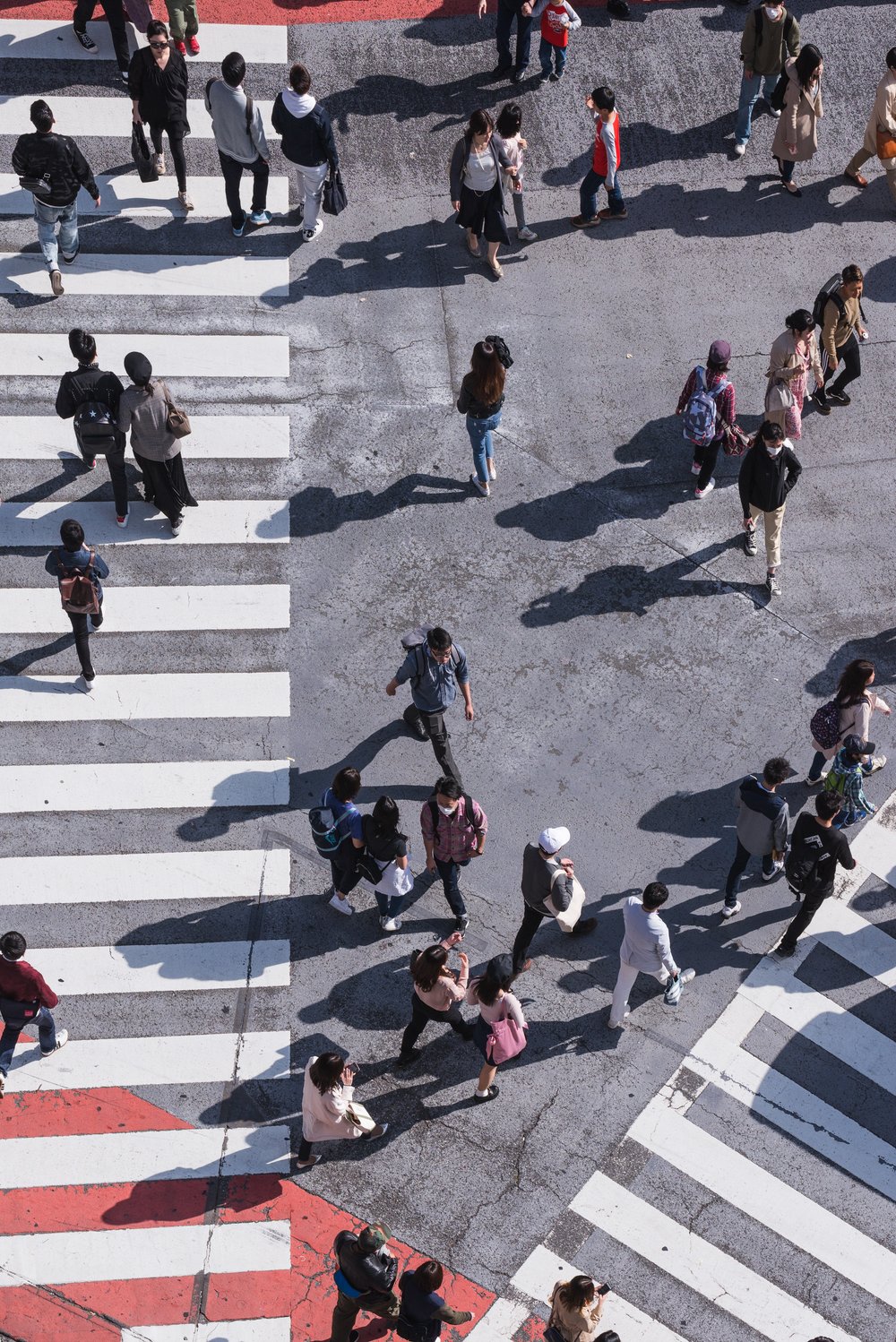 Busy people in the Street