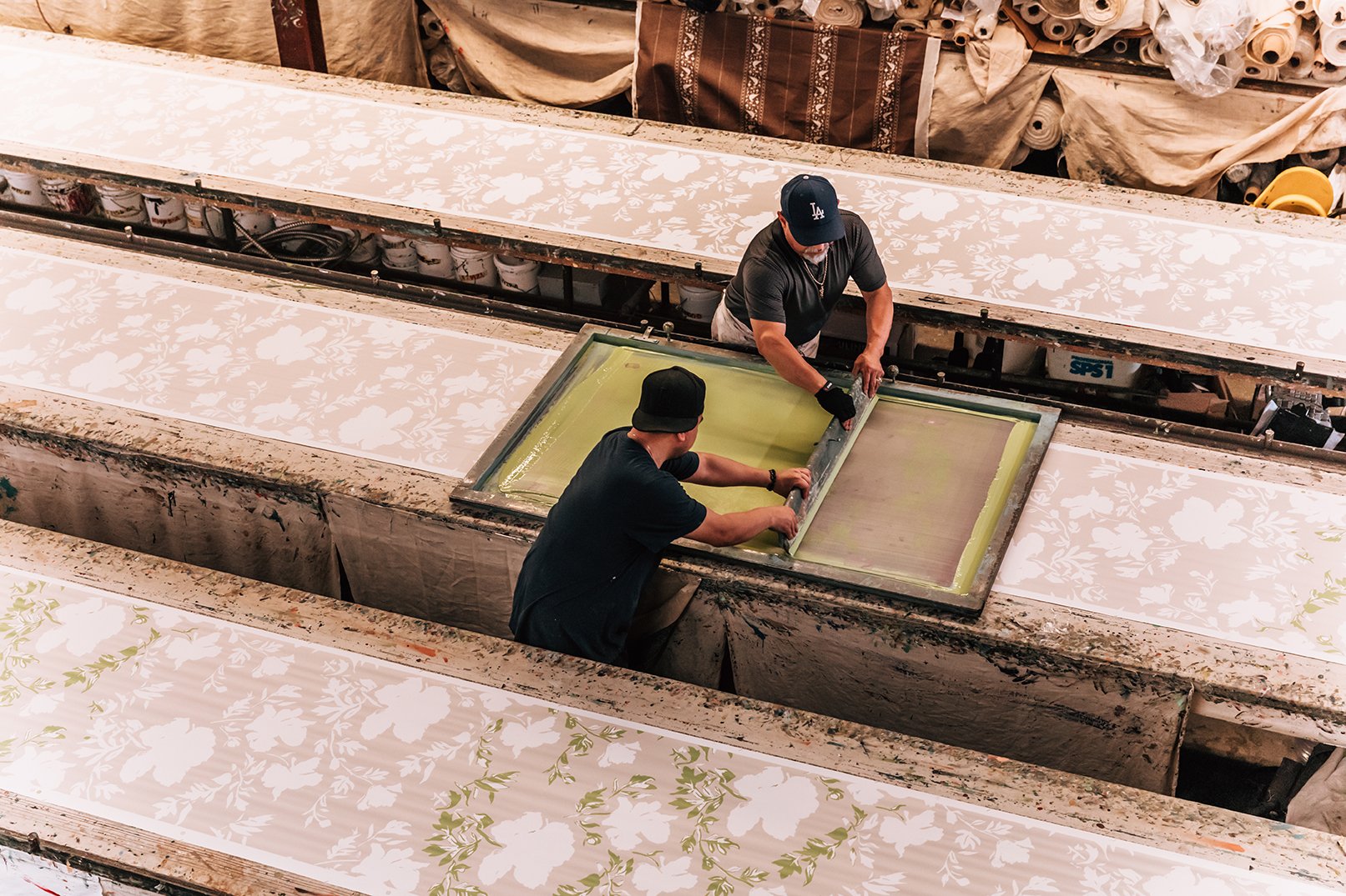 Fabric & Wallpaper Screen Printing — Advanced Screen Graphics