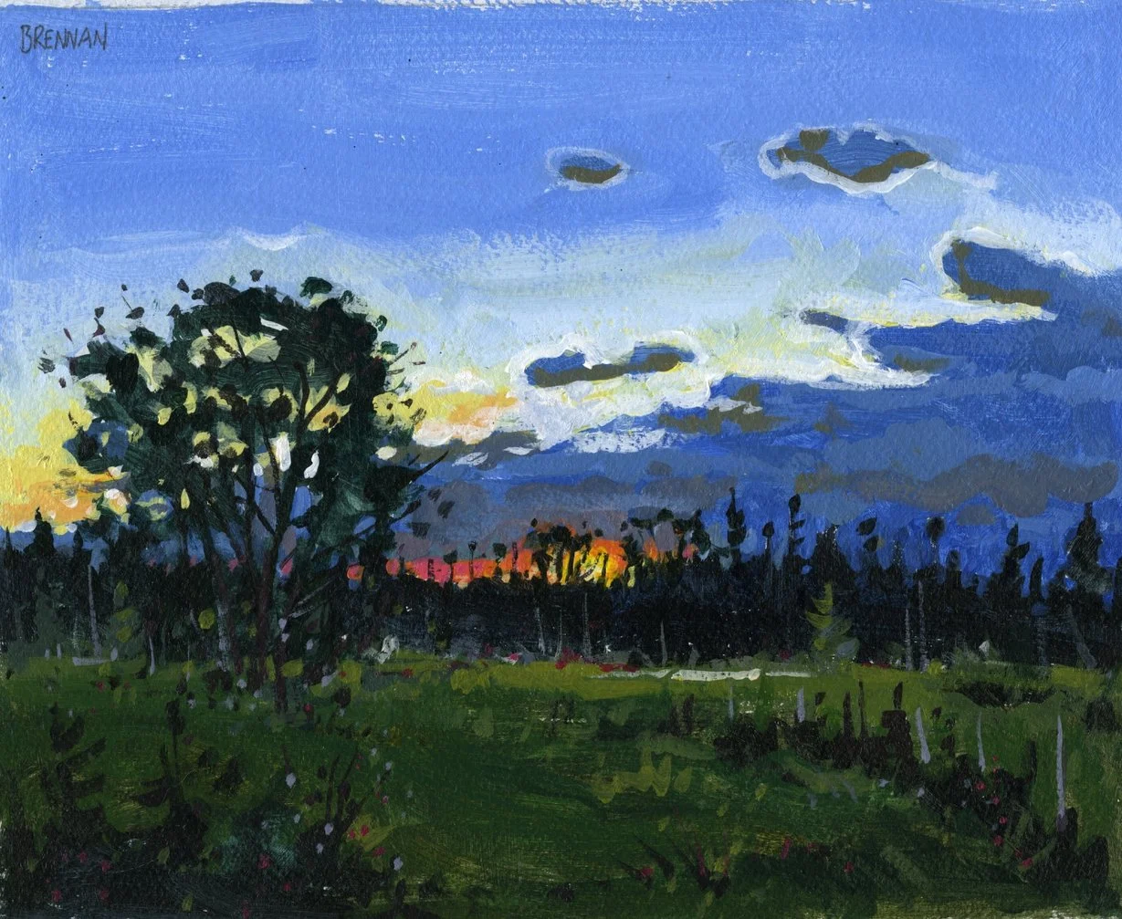 Garden Near Meadowville Station 8x10 acrylic on paper Mark Brennan.jpg