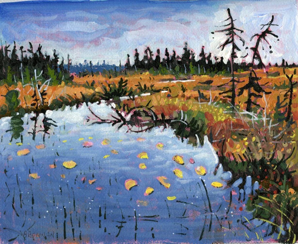 French Moutain, October 8x10 acrylic on paper Mark Brennan.jpg