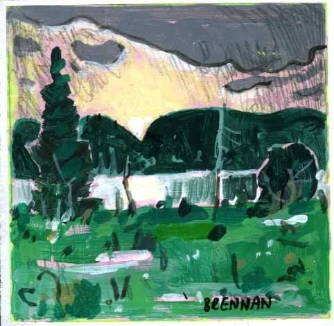 A Hot Day In June, acrylic 3x4 inches 2026.jpg