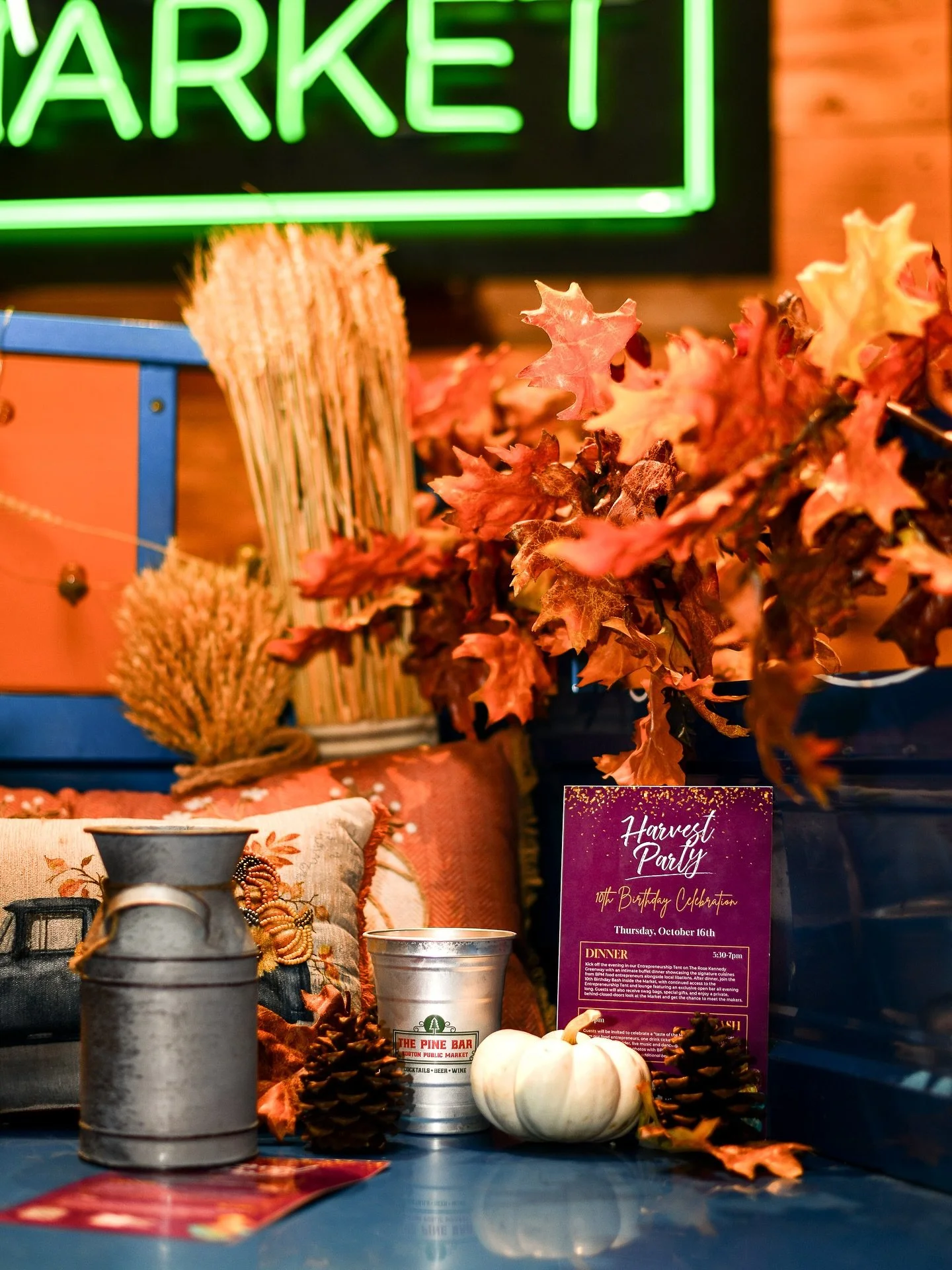 See you at the Harvest Party on October 16!! 🎉🍻 Your ticket includes a drink, bites, live music, and photos with giant pumpkins 🎃 Get your tickets now!&nbsp;

🎟️&nbsp;Tickets are available now through @bostonpublicmarket 

#harvestparty #fallpart