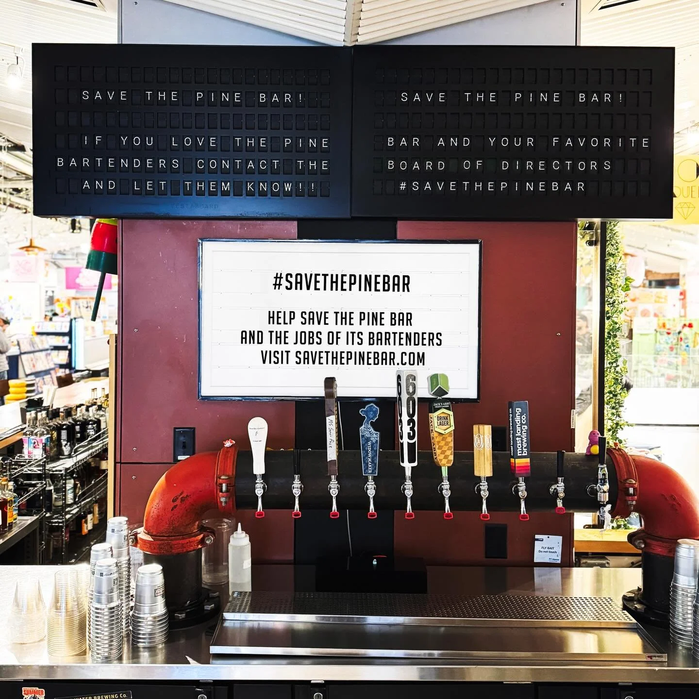 WE NEED YOUR HELP! ❤️&nbsp;The Boston Public Market tried to evict us based on groundless claims, but we just won in court and now they are illegally preventing us from operating. If you love The Pine Bar and our awesome bartenders, please show your 