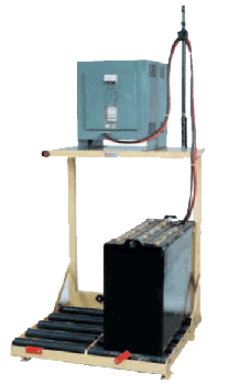 MTC Battery Station with Rollers - Accurate Battery - Miami FL - South Florida