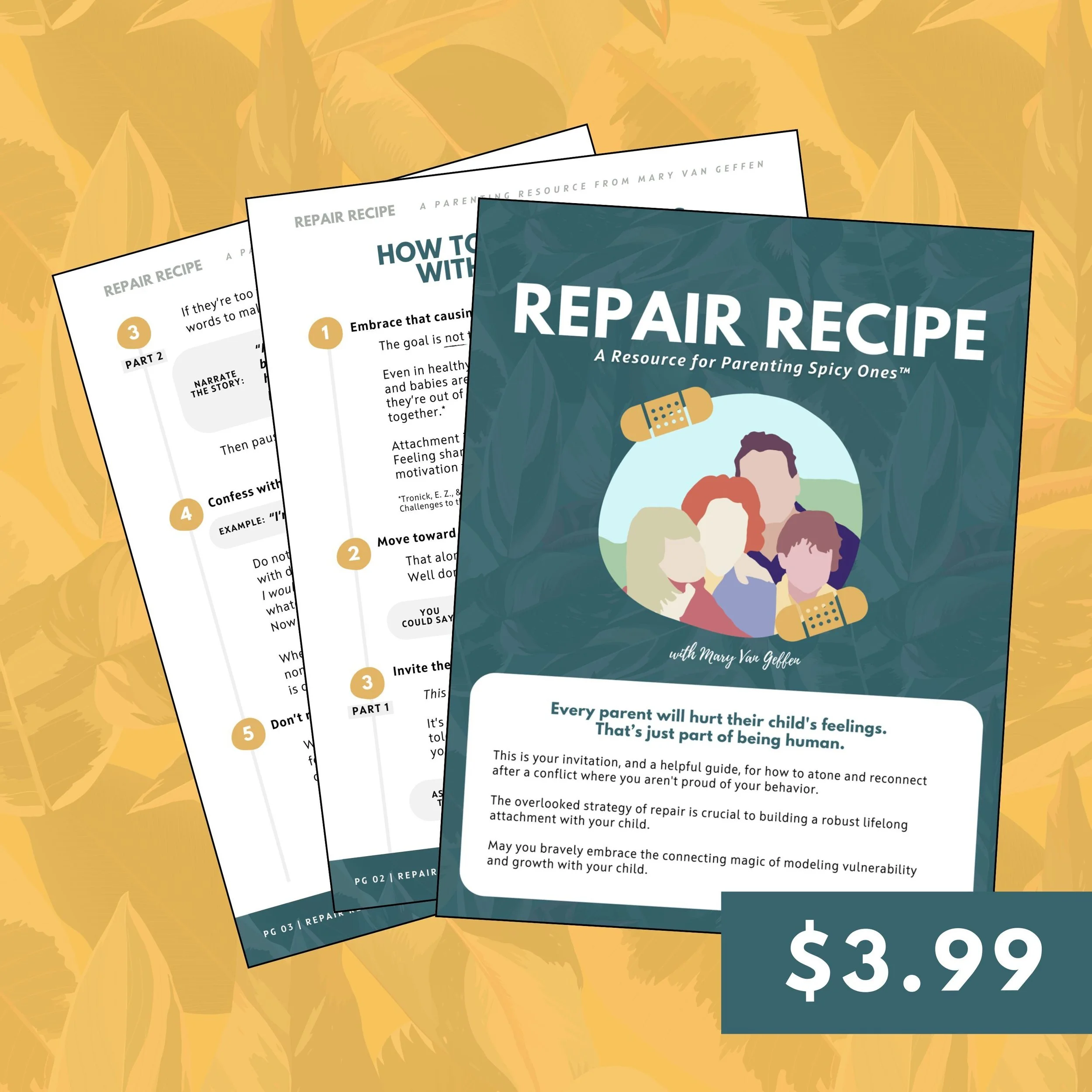 Repair recipe PDFs with price over them