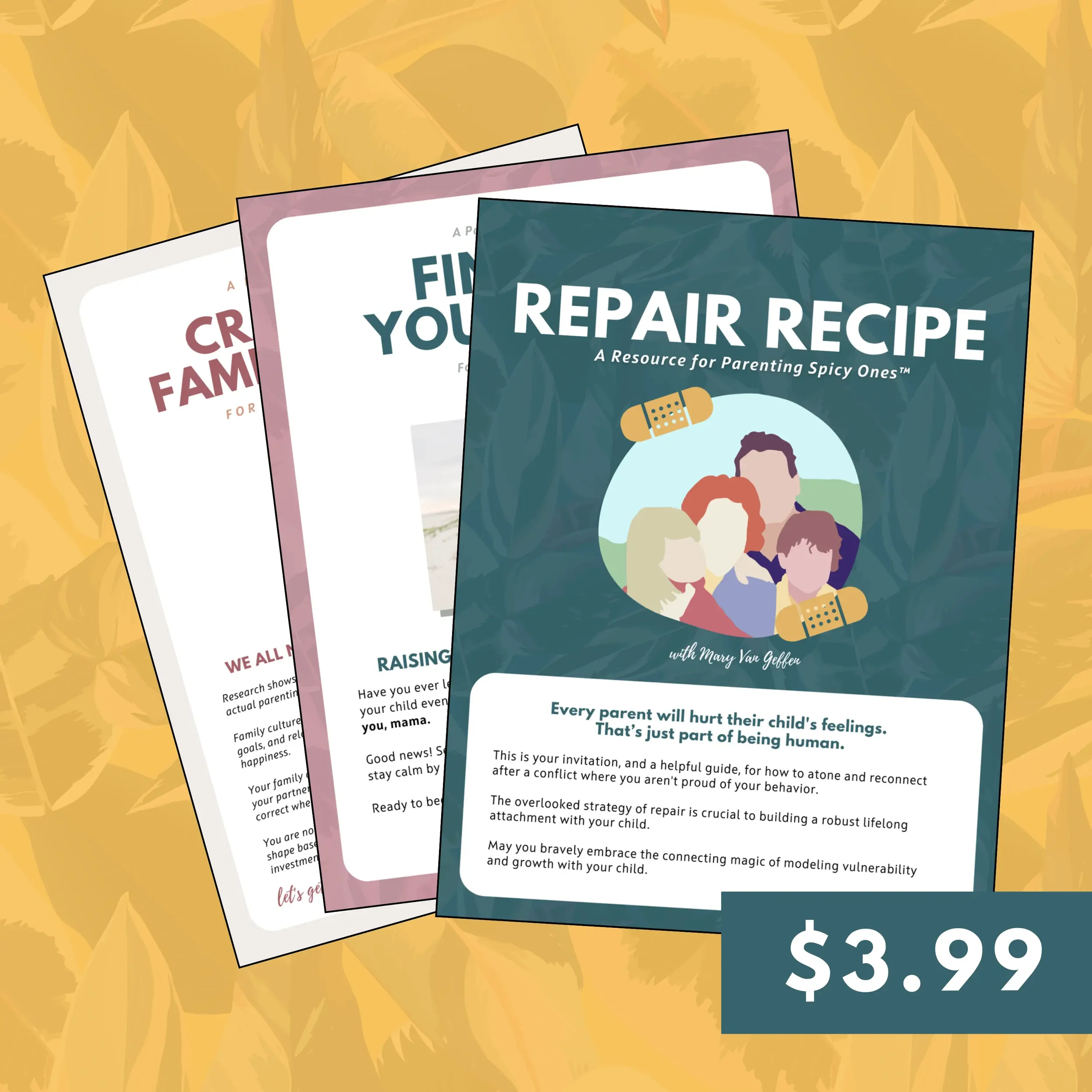 Repair recipe PDFs with price over them