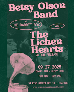 Betsy Olson Band with The Lichen Hearts ( Album Release )