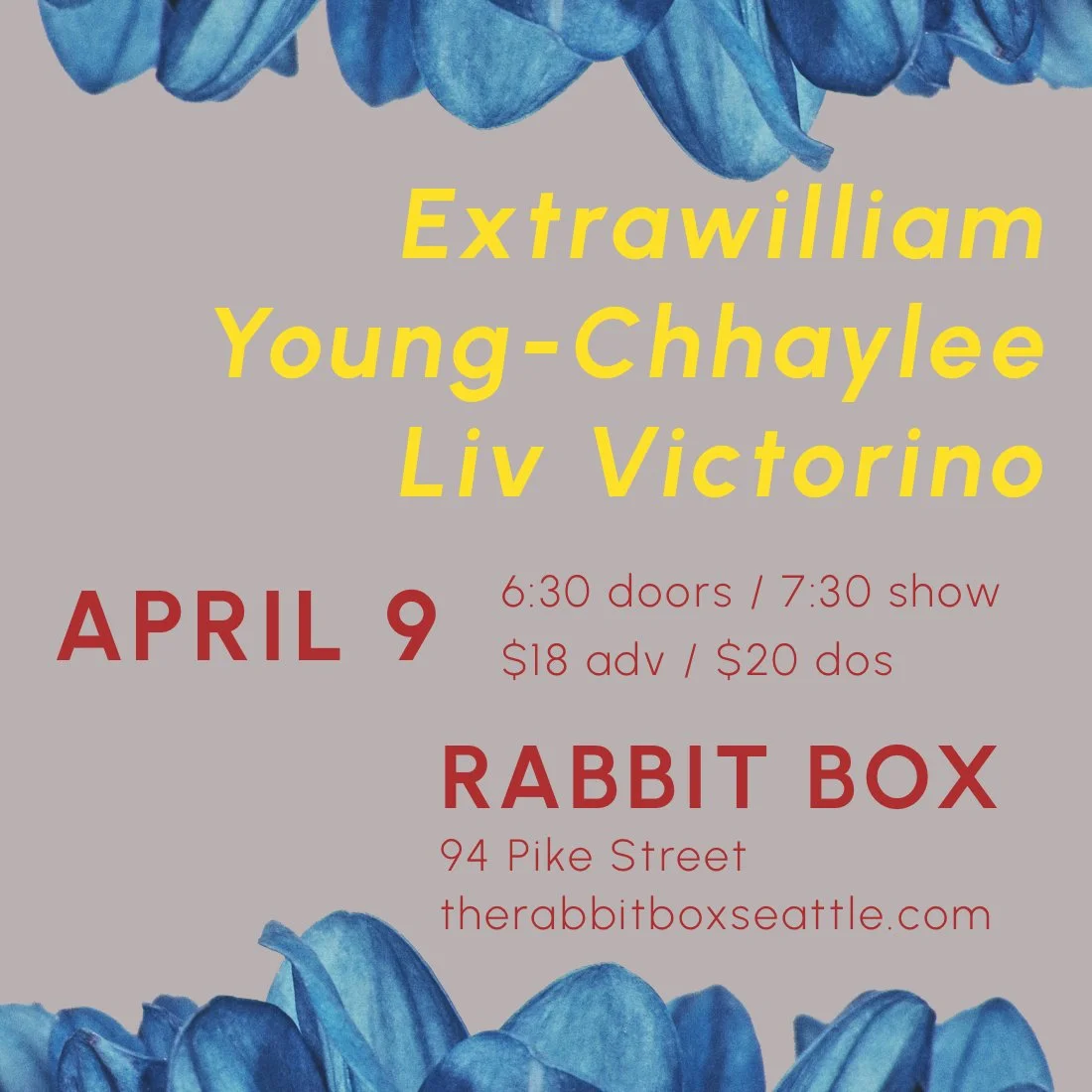 Extrawilliam / Young-Chhaylee / Liv Victorino
