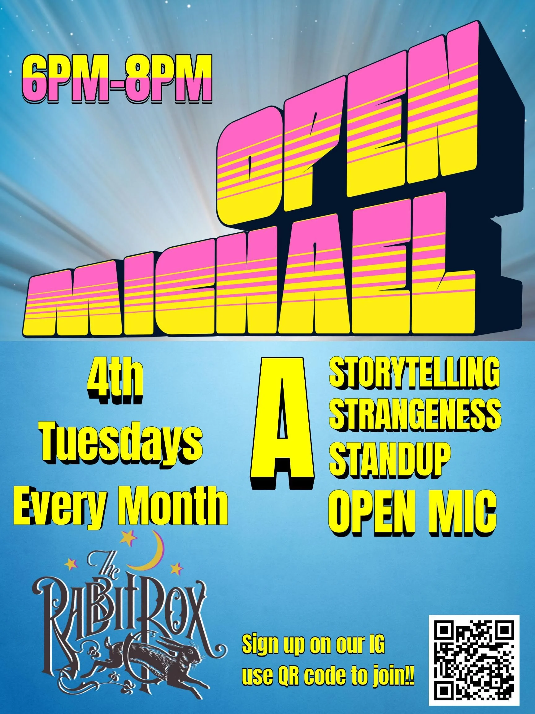 Open Michael ~ Hosted by Emmett Montgomery 