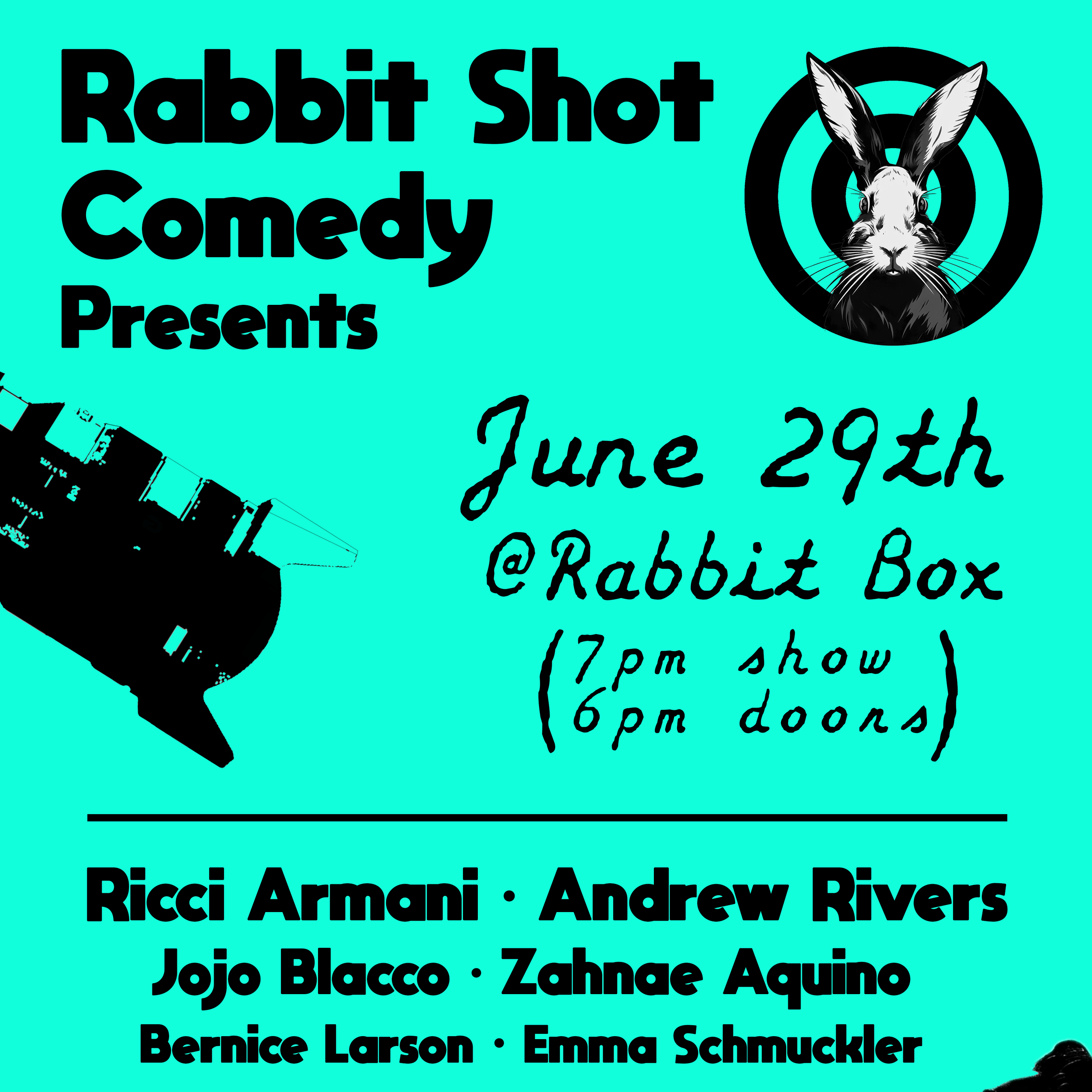 RABBIT SHOT COMEDY PRESENTS FILMED AND FUNNY AT THE BUNNY
