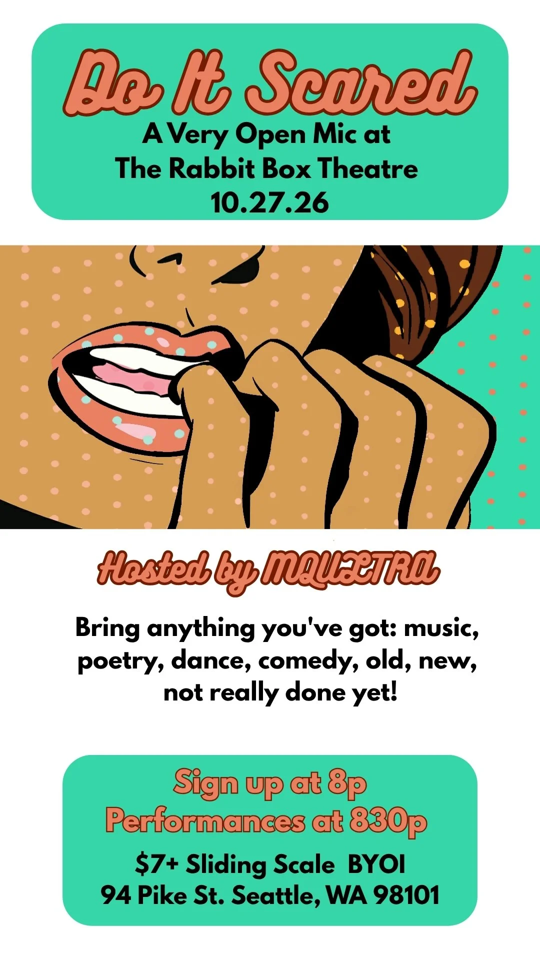Do It Scared ~ A Very Open Mic 