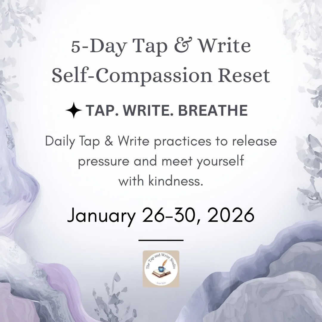 Won&rsquo;t you join me for a free 5-day Tap and Write Self-compassion Reset - a gentle blend of EFT Tapping and Reflective Writing, with short daily practices to@support self-kindness and compassion. We meet in my private Facebook group with a Reset