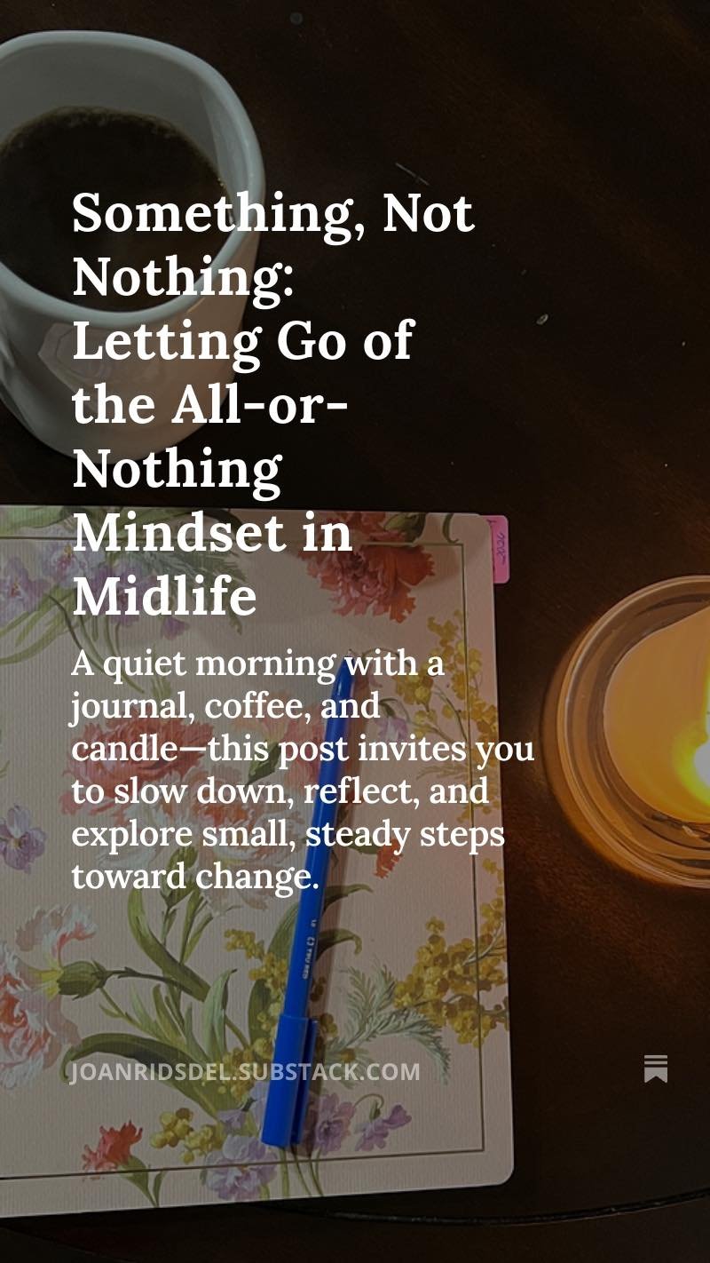 New Post! You can also find it at joanridsdel.com!