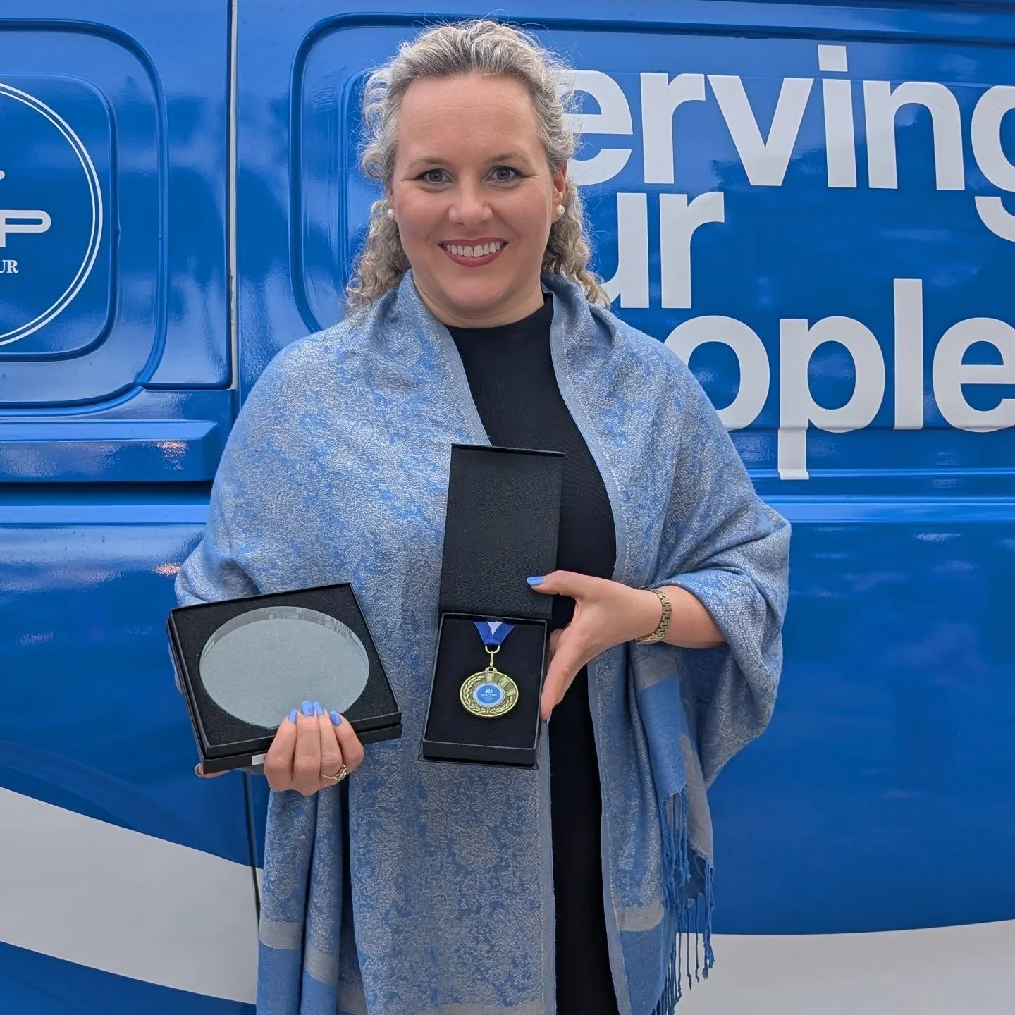 We are so proud of our founder, Genevieve Johnson.  At the recent @servingourpeople9 5th Birthday, she was honoured with two awards:
&bull; Volunteer Development &amp; Engagement Award - recognising my development of a bespoke EAP and VAP designed to