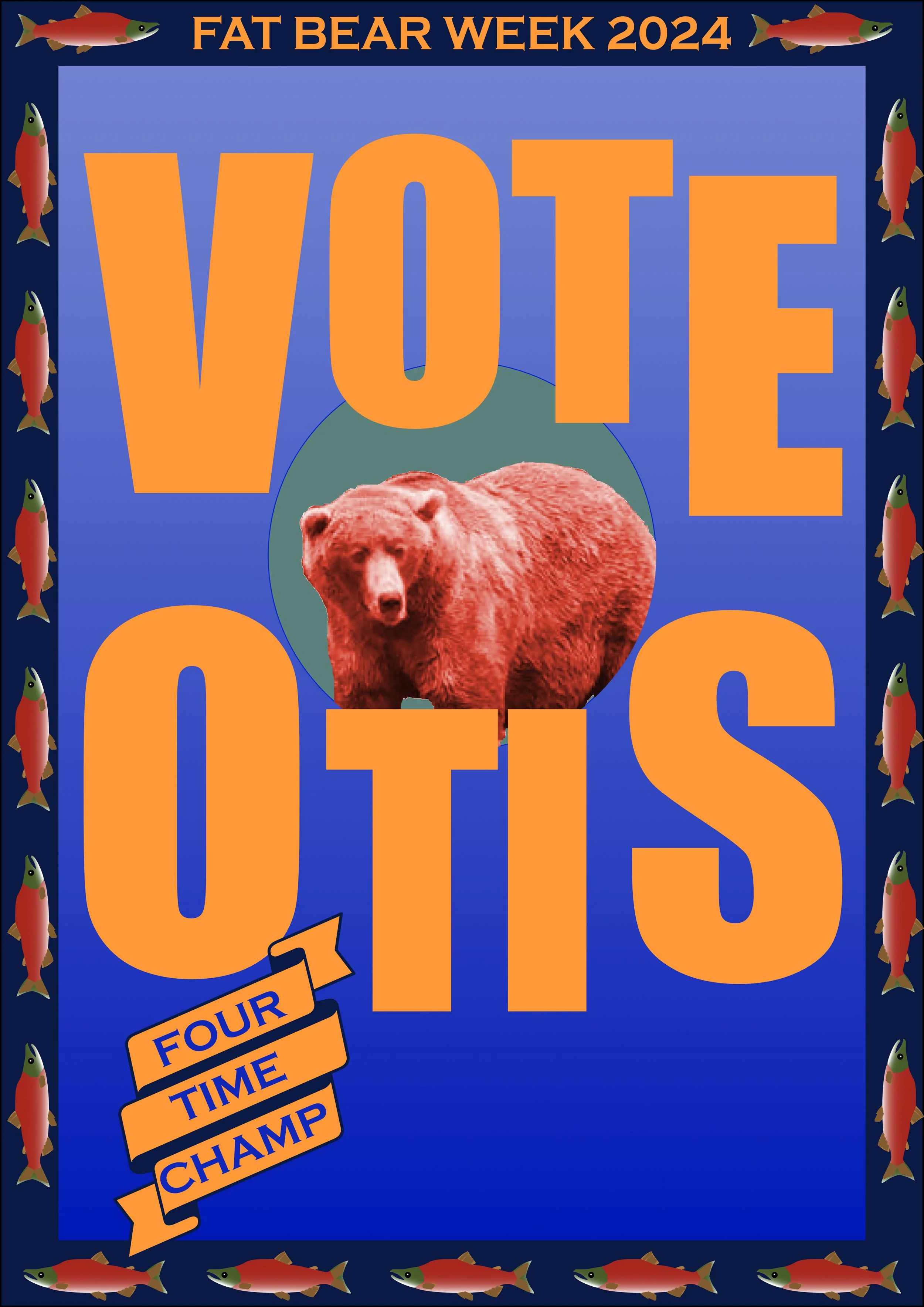 Poster Created for Fat Bear Week 2024