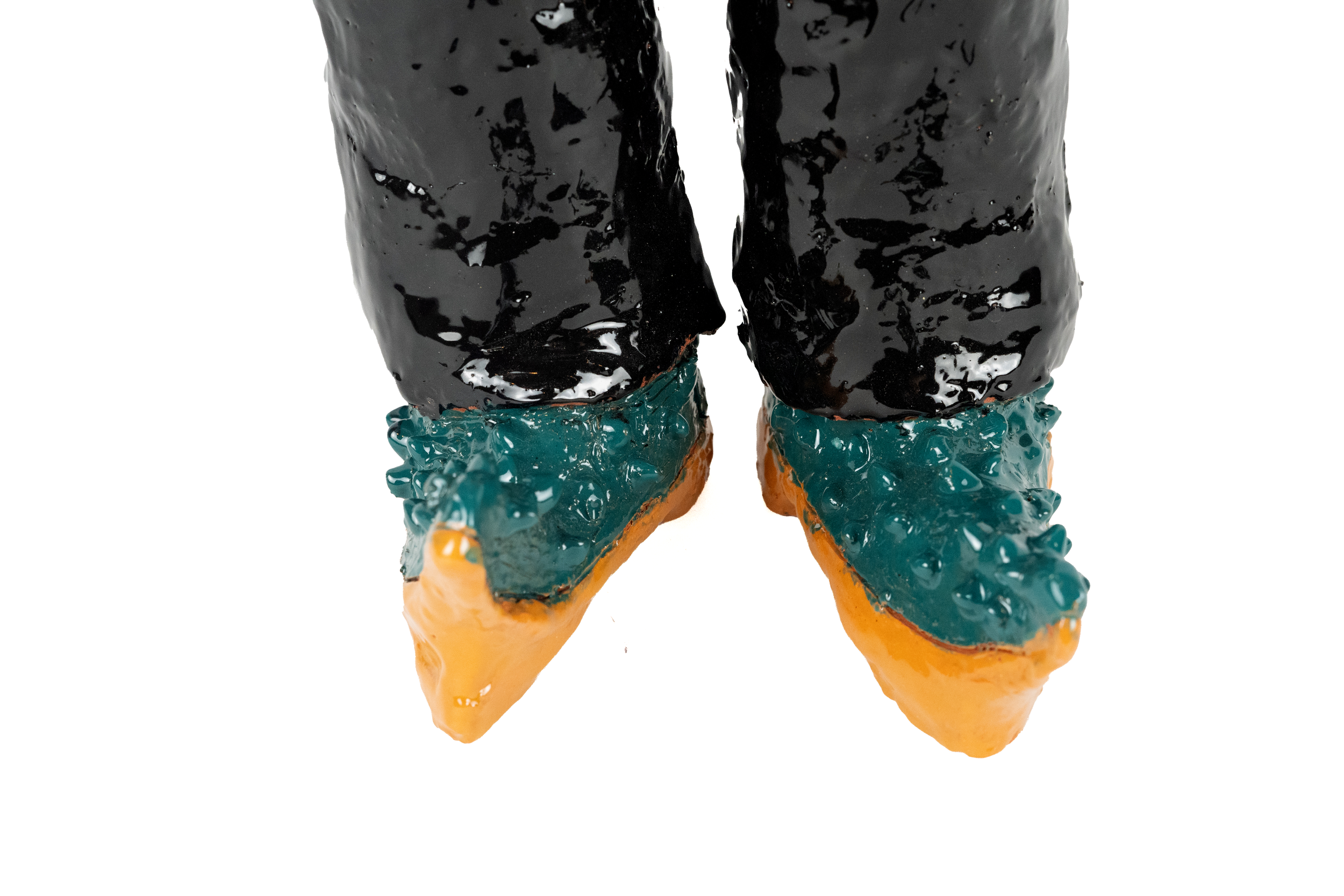 El Señor de las Cabras en La Sierra de Veracruz (2025) Cooked Mud with Glaze & Luster